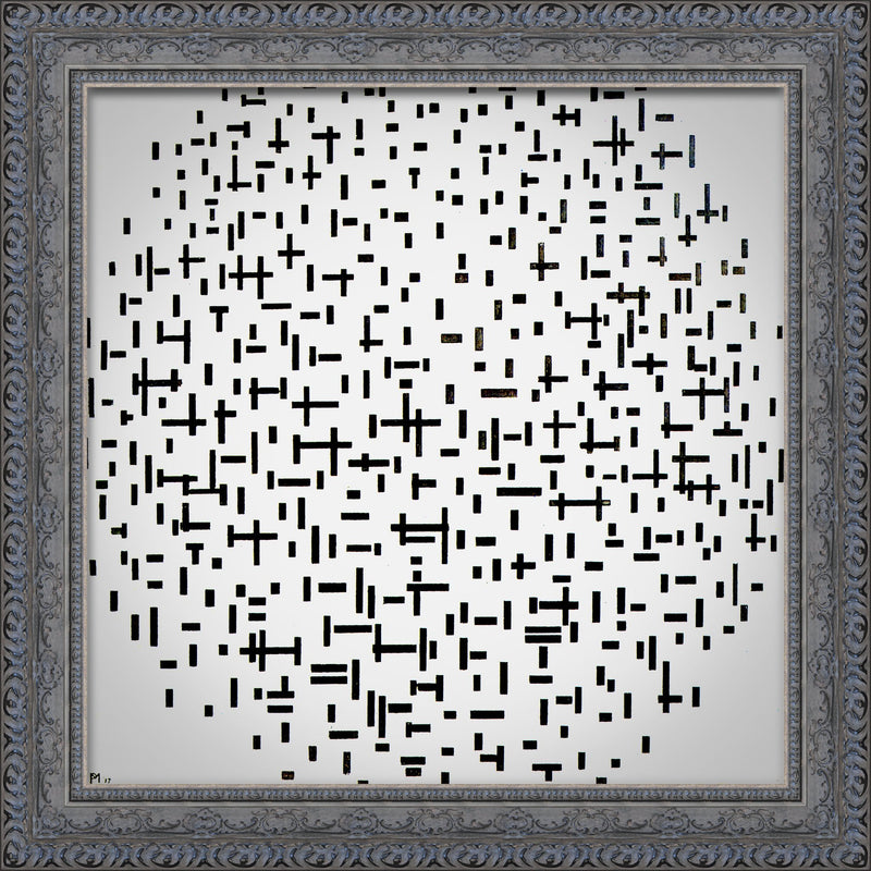 Composition with Lines – Piet Mondrian, 1917