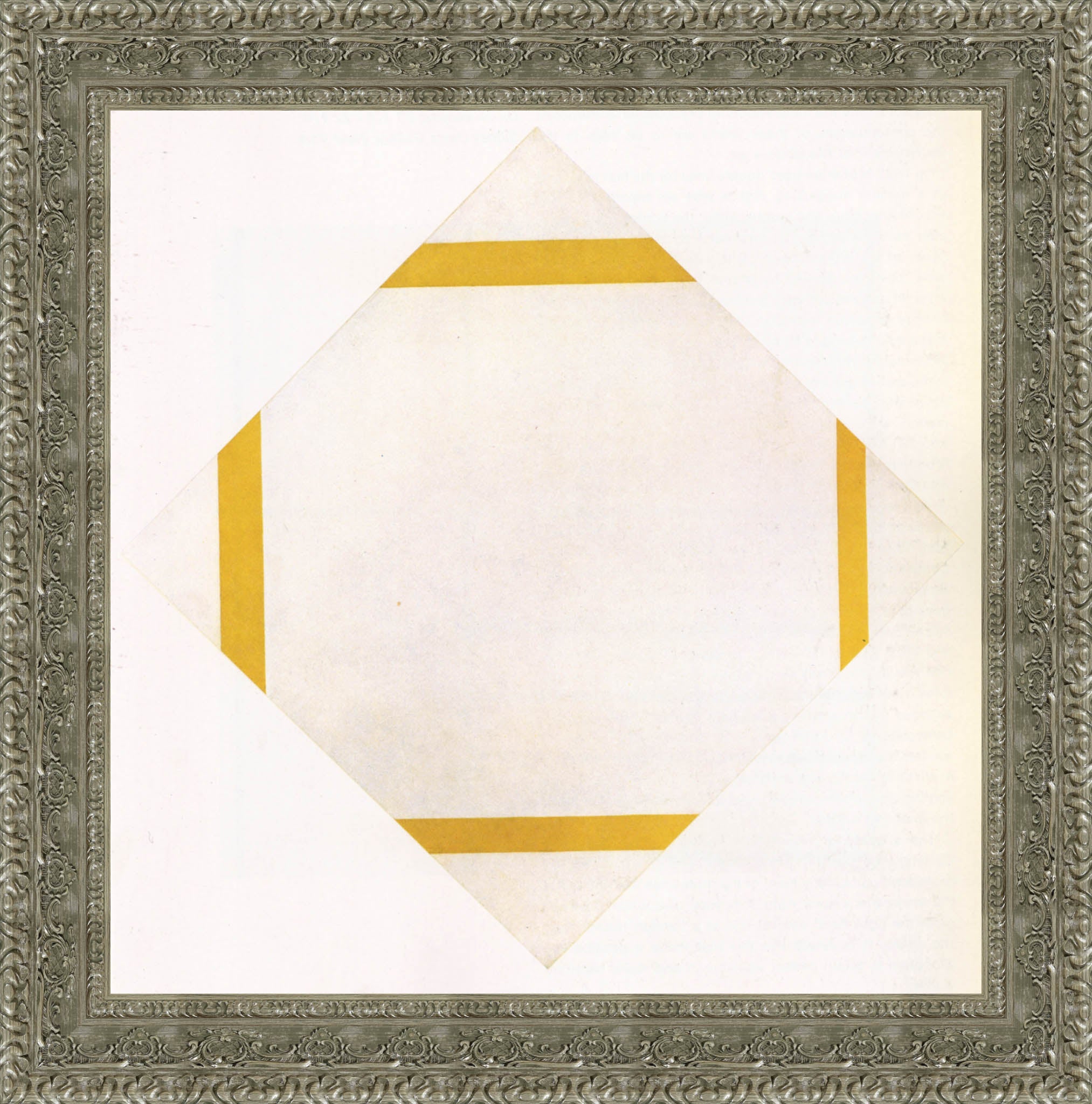 Composition with Yellow Lines by Piet Mondrian — Framed Giclee Canvas Print | Canvas Classics