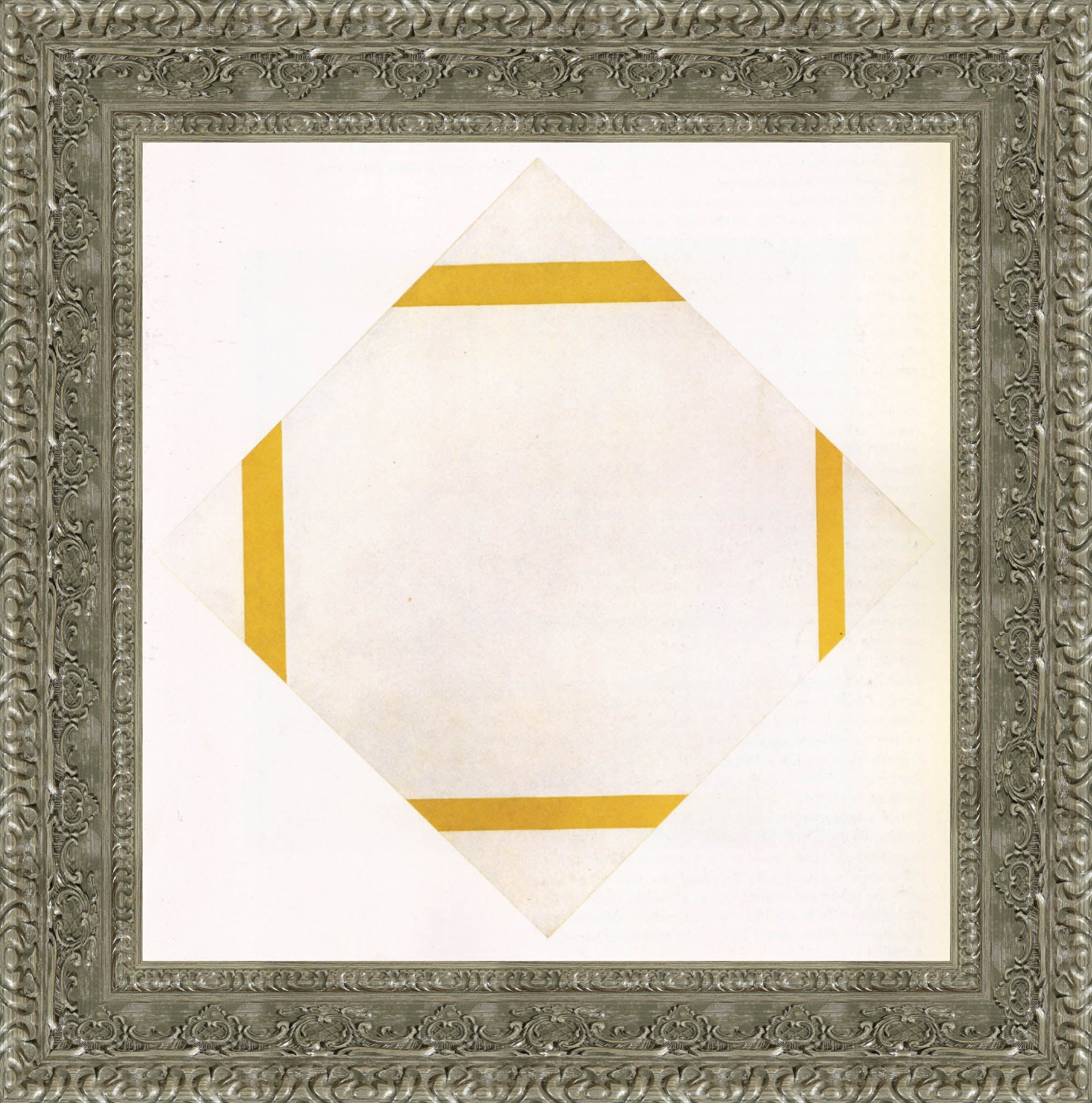 Composition with Yellow Lines by Piet Mondrian — Framed Giclee Canvas Print | Canvas Classics
