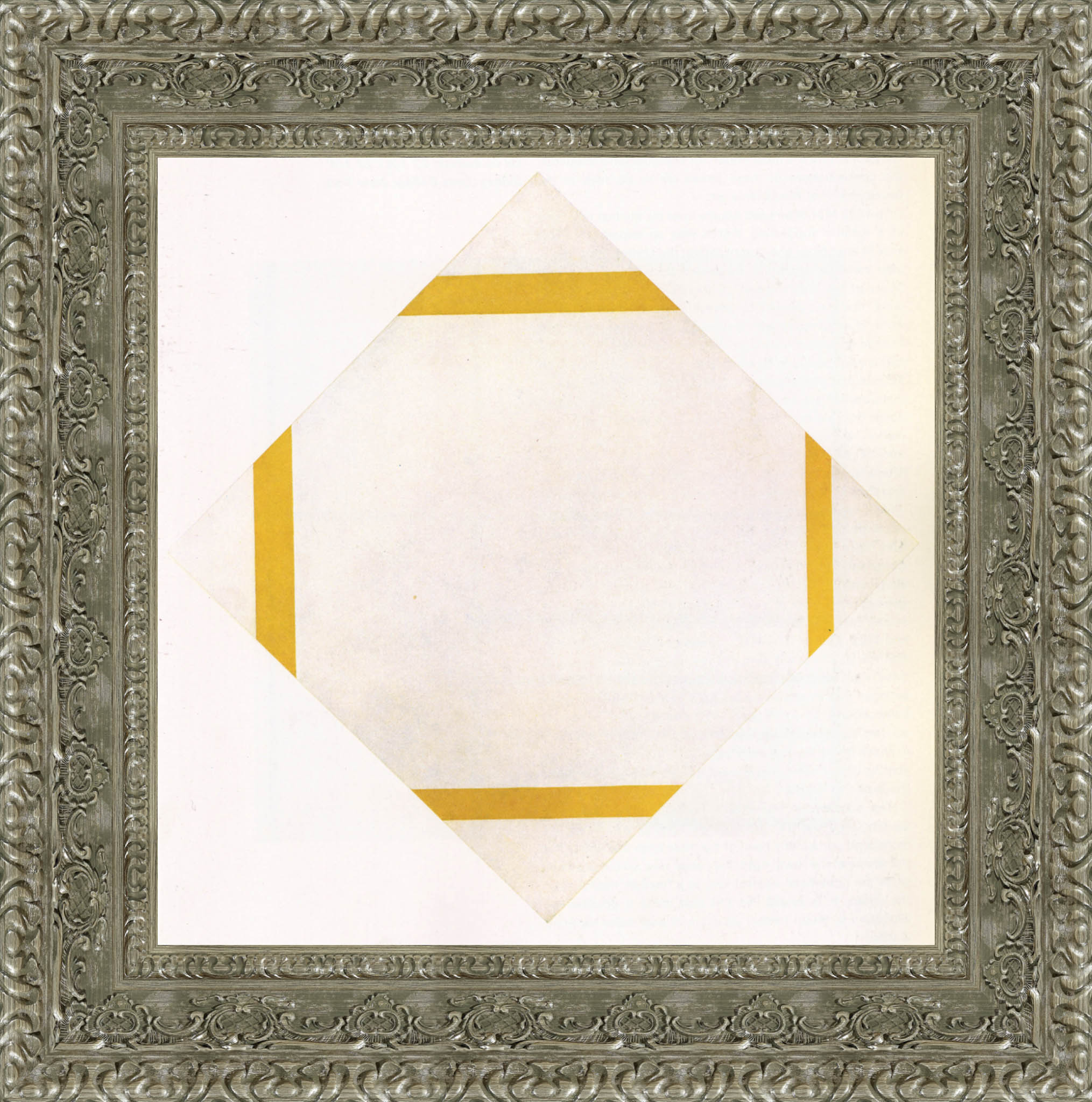 Composition with Yellow Lines by Piet Mondrian — Framed Giclee Canvas Print | Canvas Classics