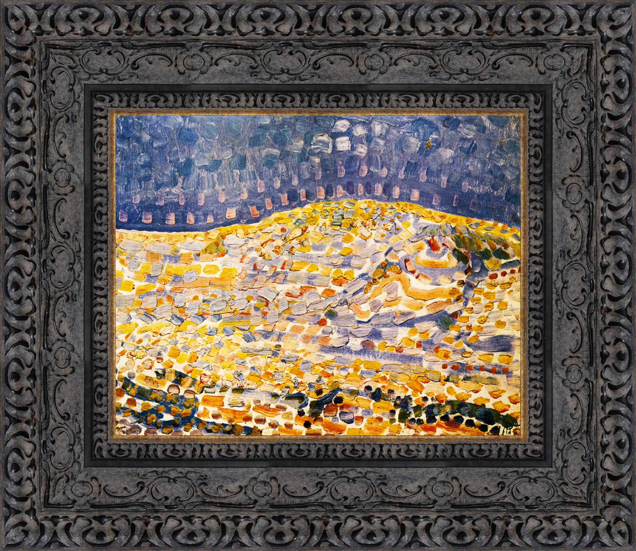 Dune II by Piet Mondrian — Framed Giclee Canvas Print | Canvas Classics