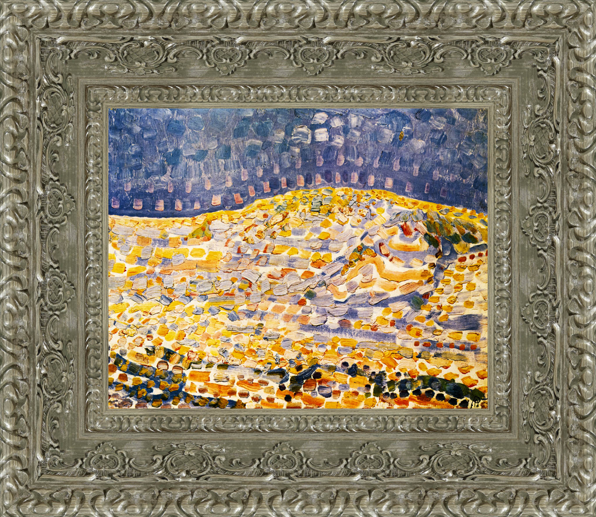 Dune II by Piet Mondrian — Framed Giclee Canvas Print | Canvas Classics