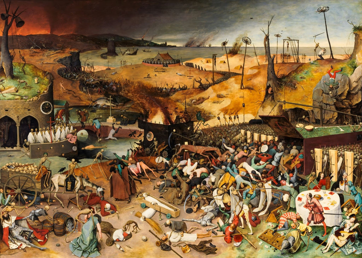 The Triumph of Death – Pieter Bruegel the Elder, 1562, framed