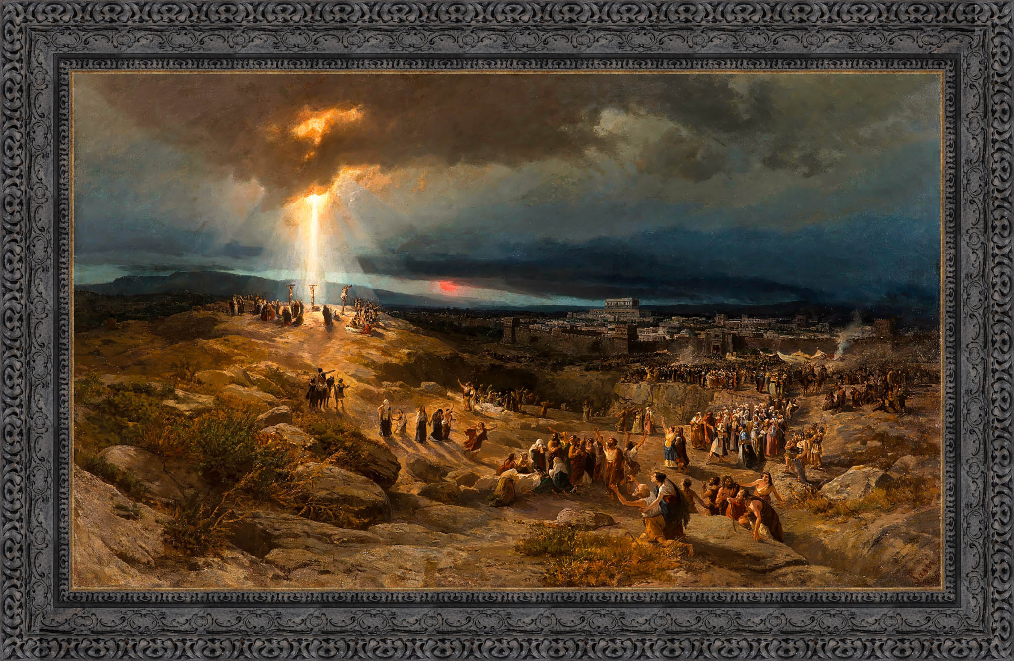Calvary – Pietro Sassi, 1887 - Canvas Classics