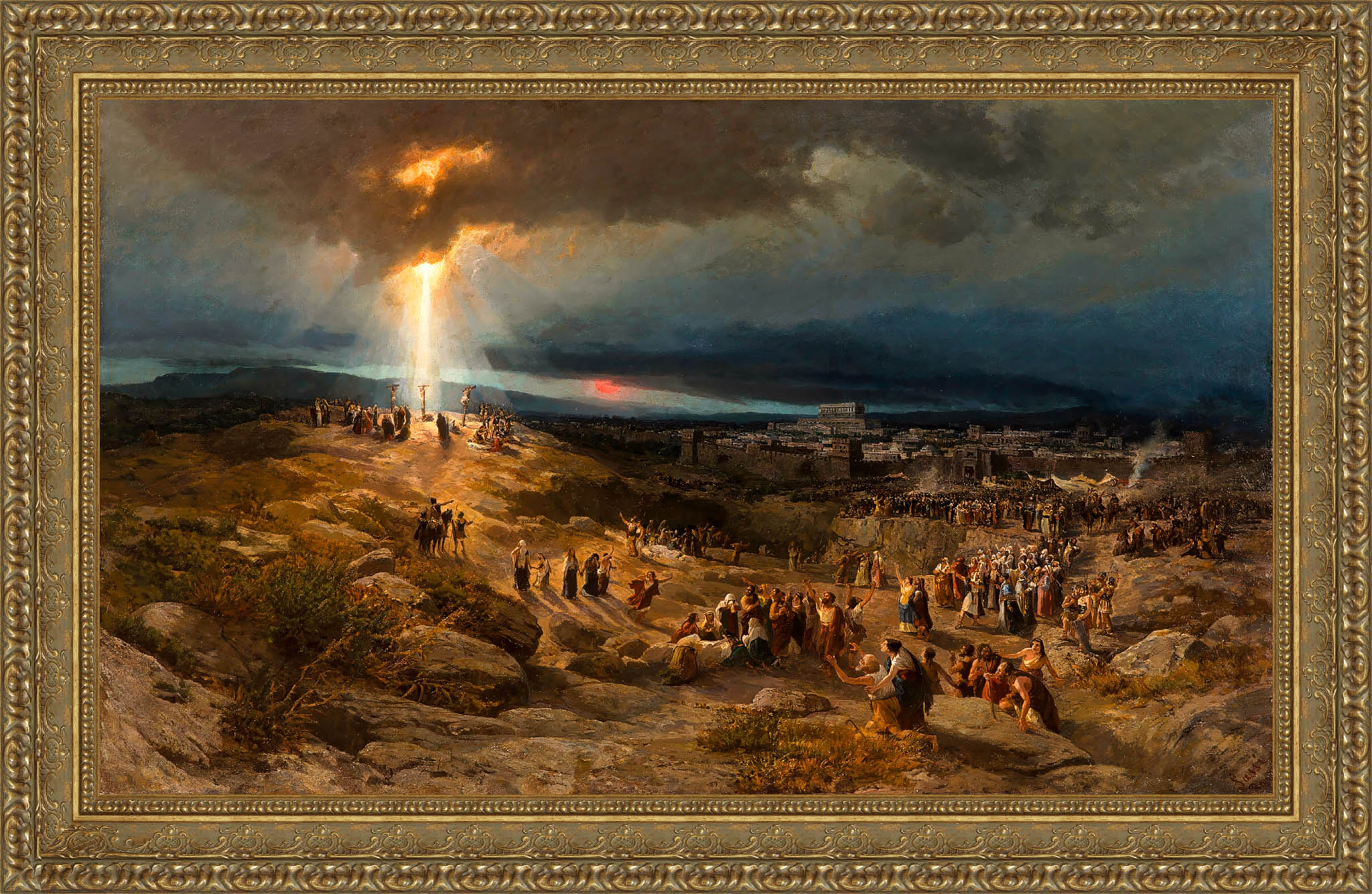 Calvary – Pietro Sassi, 1887 - Canvas Classics