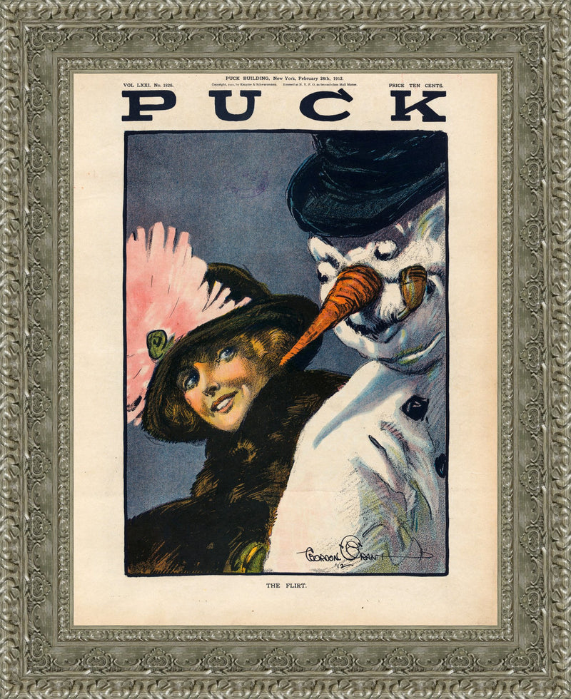 The Flirt – Puck Magazine Cover, February 1912