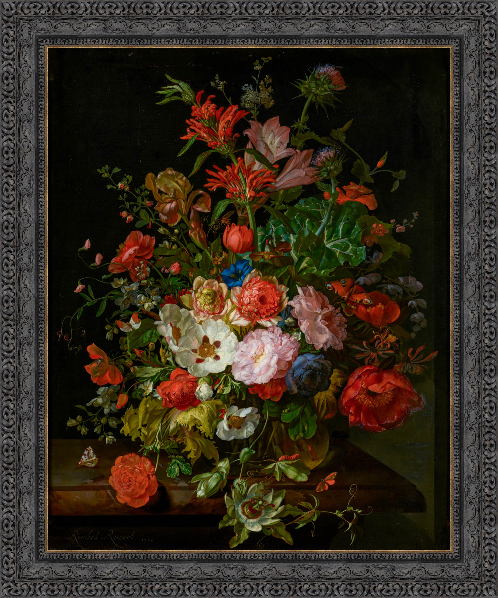 Flower Piece – Rachel Ruysch, c. 1706 - Canvas Classics