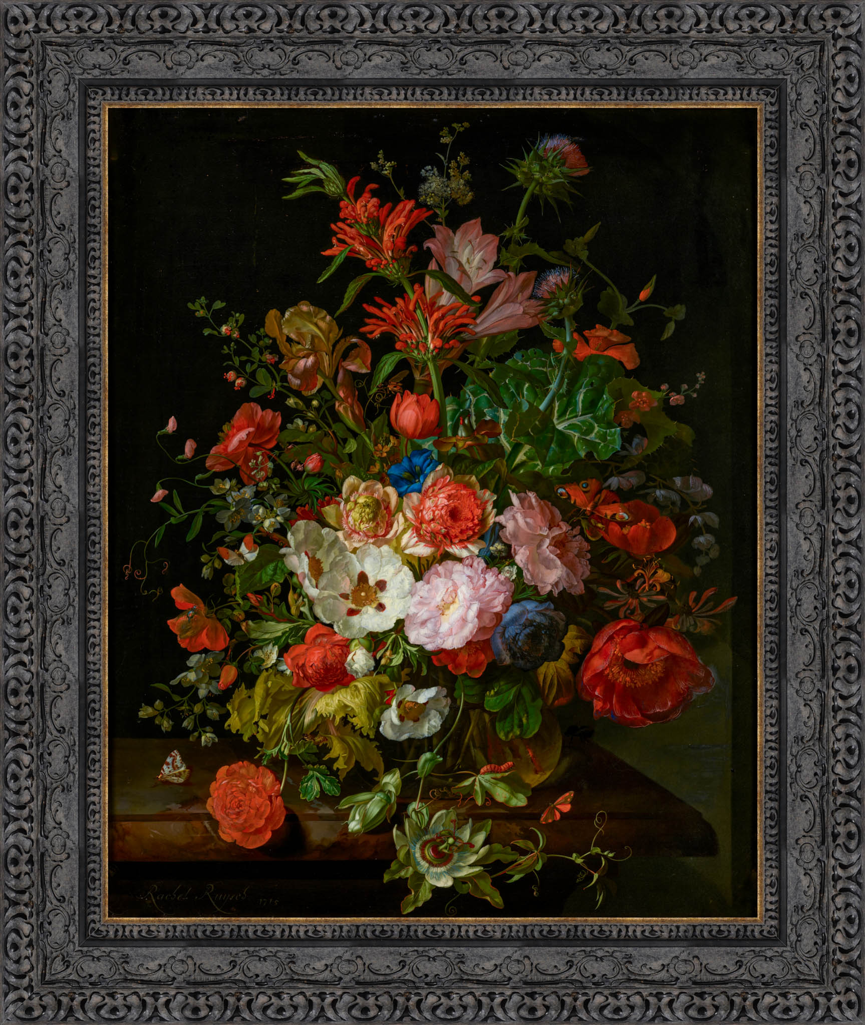 Flower Piece – Rachel Ruysch, c. 1706 - Canvas Classics