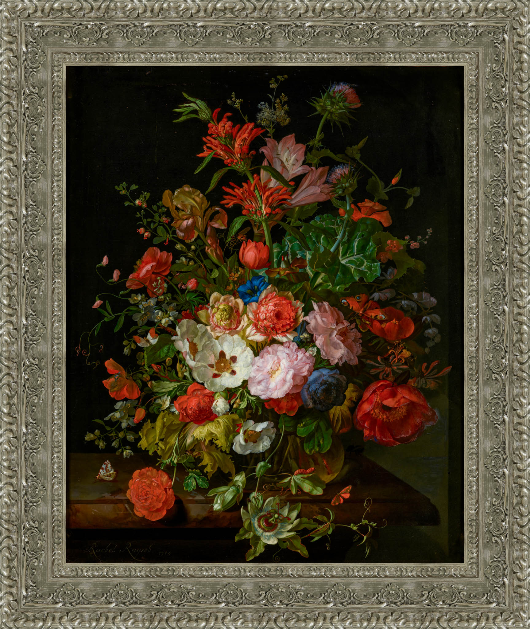 Flower Piece – Rachel Ruysch, c. 1706 - Canvas Classics