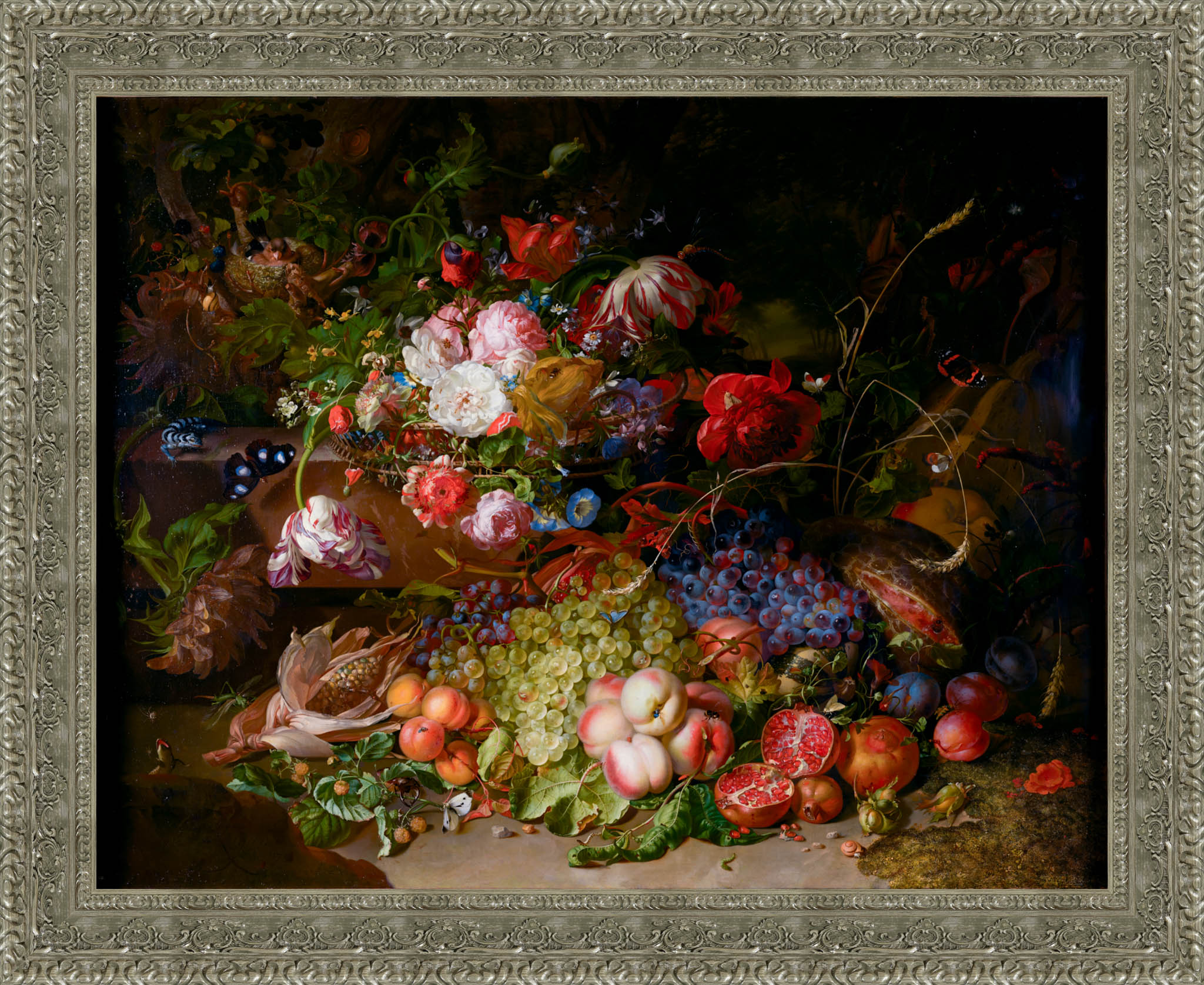 Still Life With Flowers And Fruits – Rachel Ruysch, 1700s - Canvas Classics