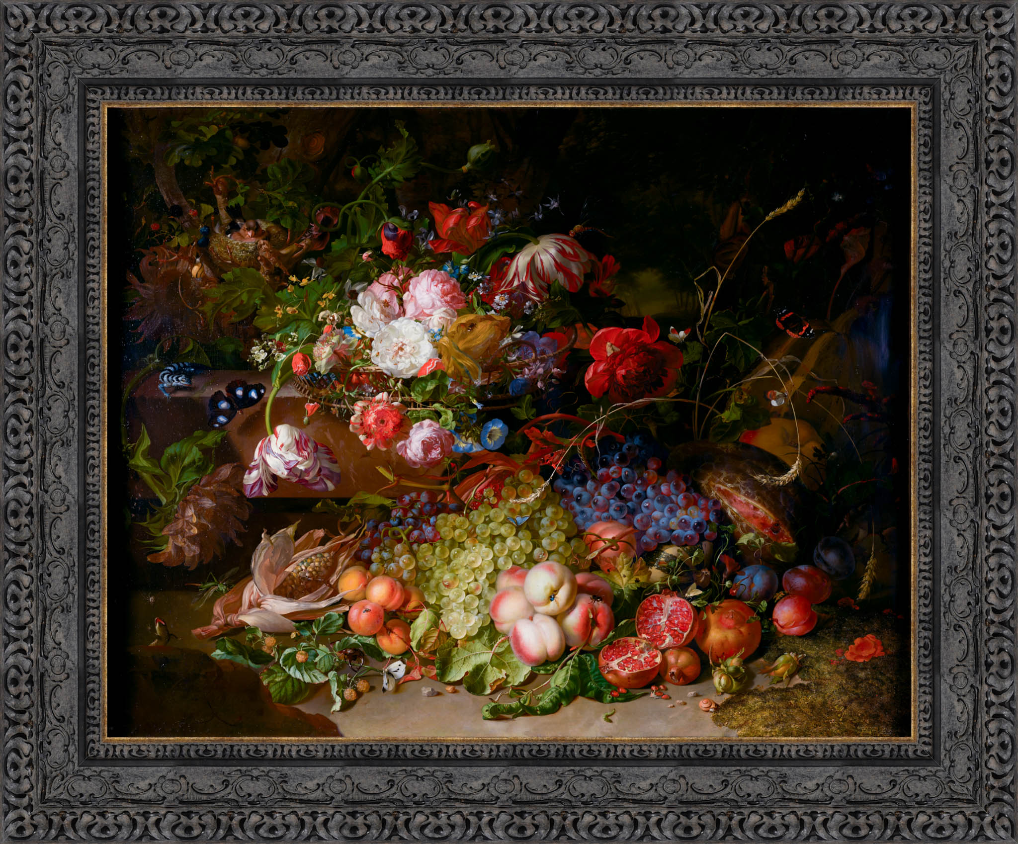 Still Life With Flowers And Fruits – Rachel Ruysch, 1700s - Canvas Classics