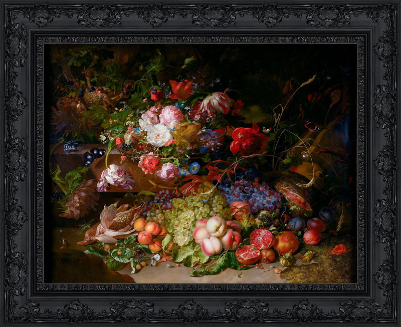 Still Life With Flowers And Fruits – Rachel Ruysch, 1700s