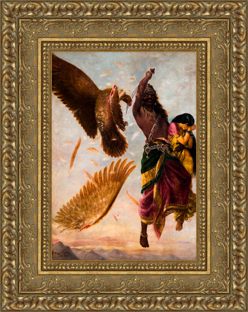 Jatayu Vadh (The Slaying of Jatayu) – Raja Ravi Varma, 1895