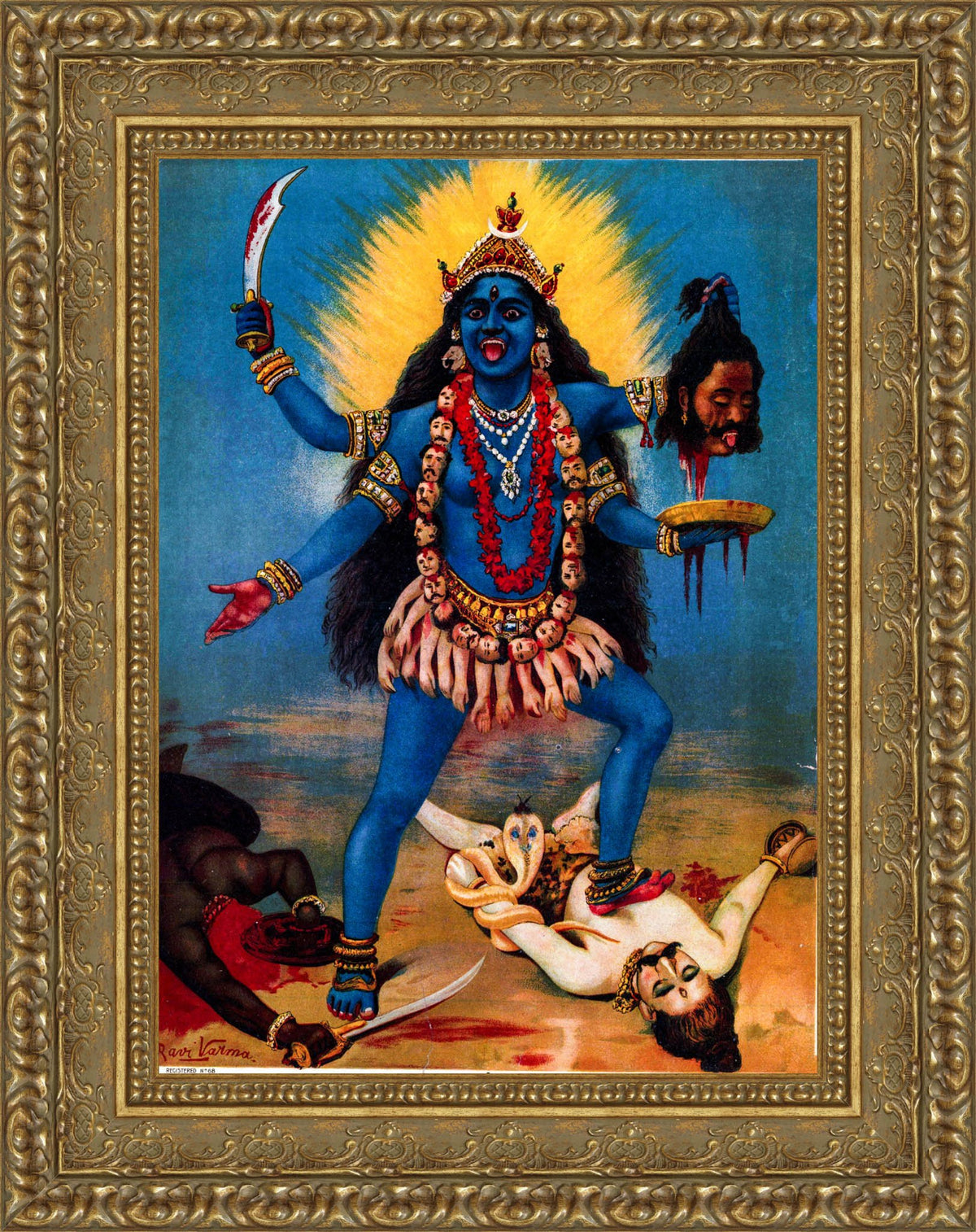 Kali – Raja Ravi Varma, c. 1905