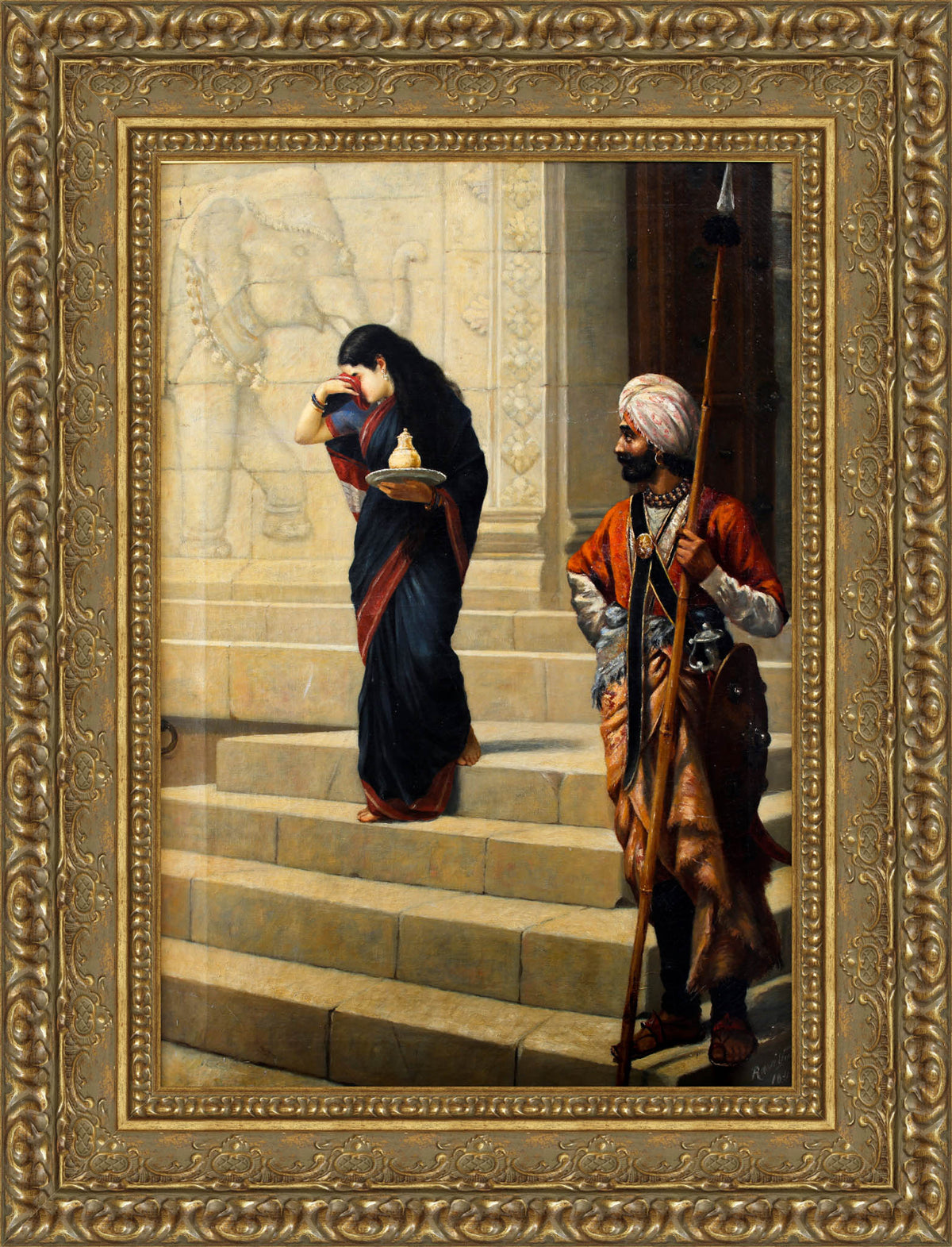 Sairandhri – Raja Ravi Varma, c. 1890