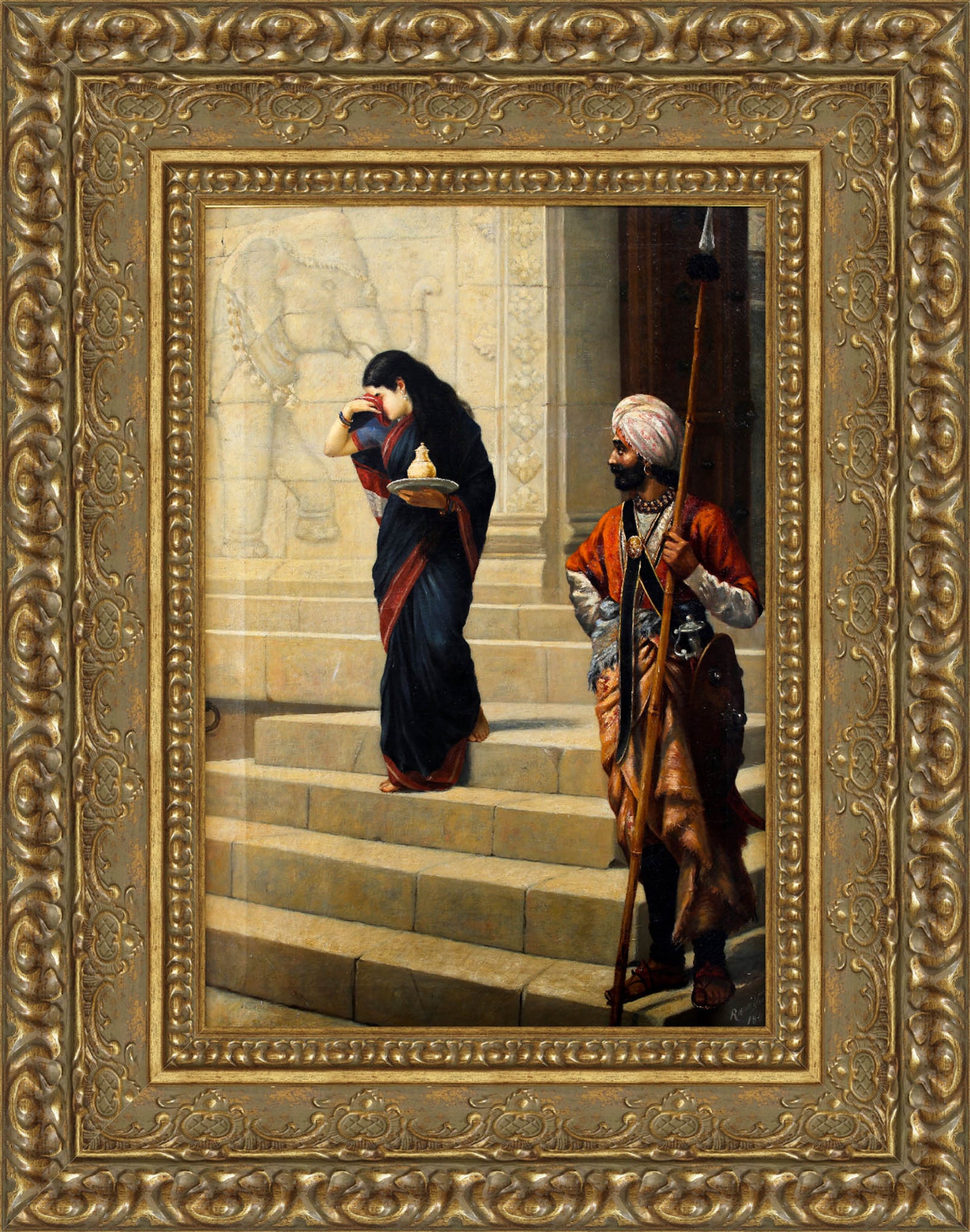 Sairandhri – Raja Ravi Varma, c. 1890
