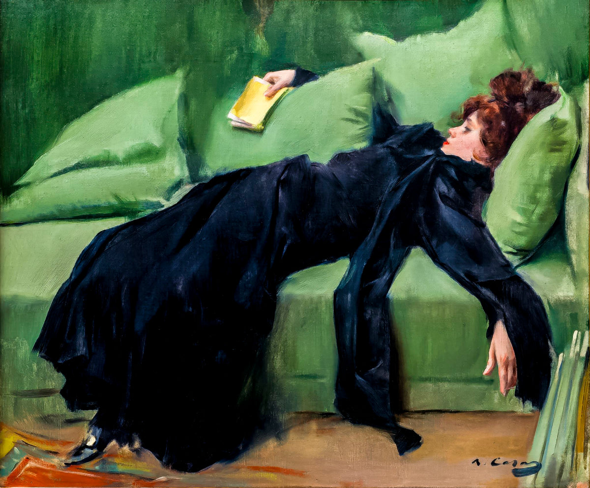 After The Ball – Ramon Casas, 1895, framed