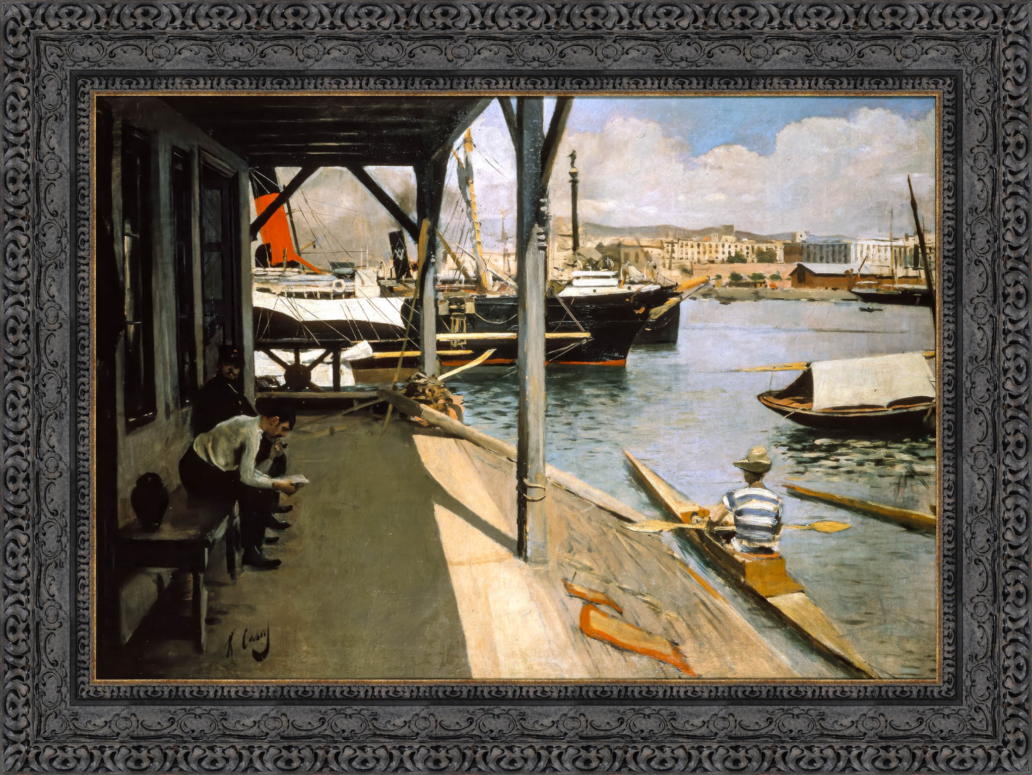 Barcelona Yacht Club – Ramon Casas, 1890 - Canvas Classics