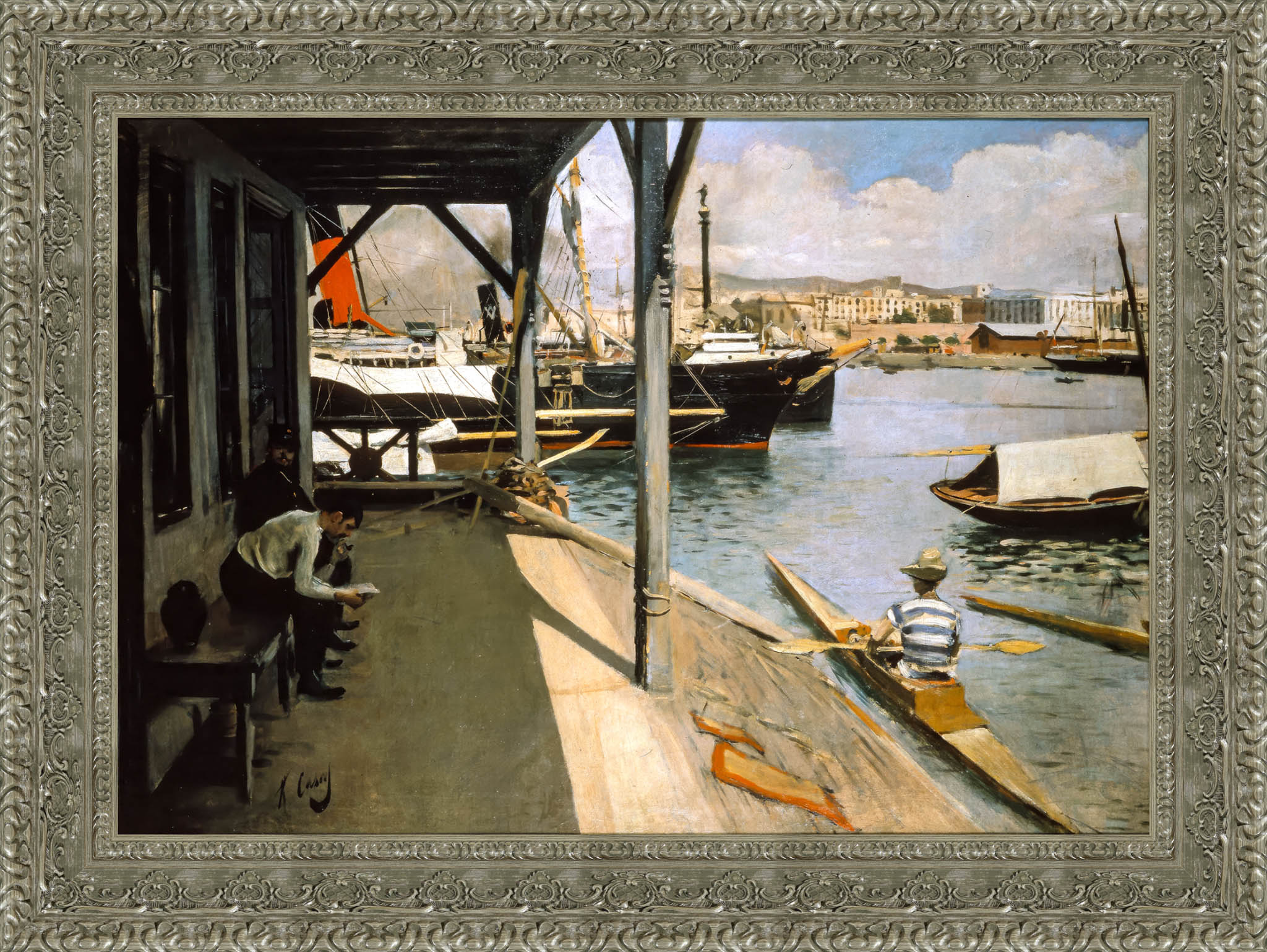 Barcelona Yacht Club – Ramon Casas, 1890 - Canvas Classics