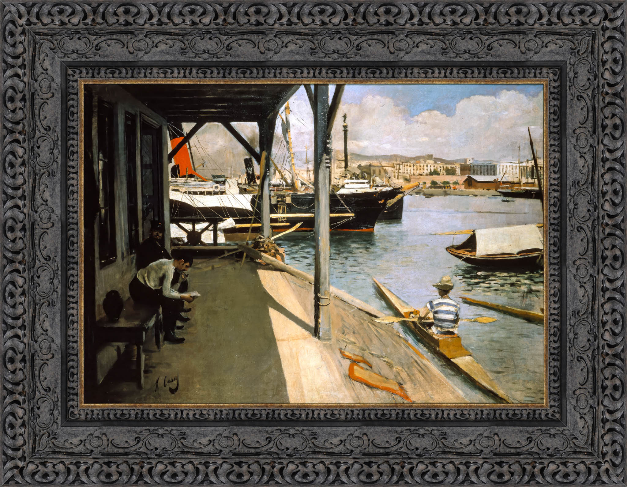 Barcelona Yacht Club – Ramon Casas, 1890 - Canvas Classics
