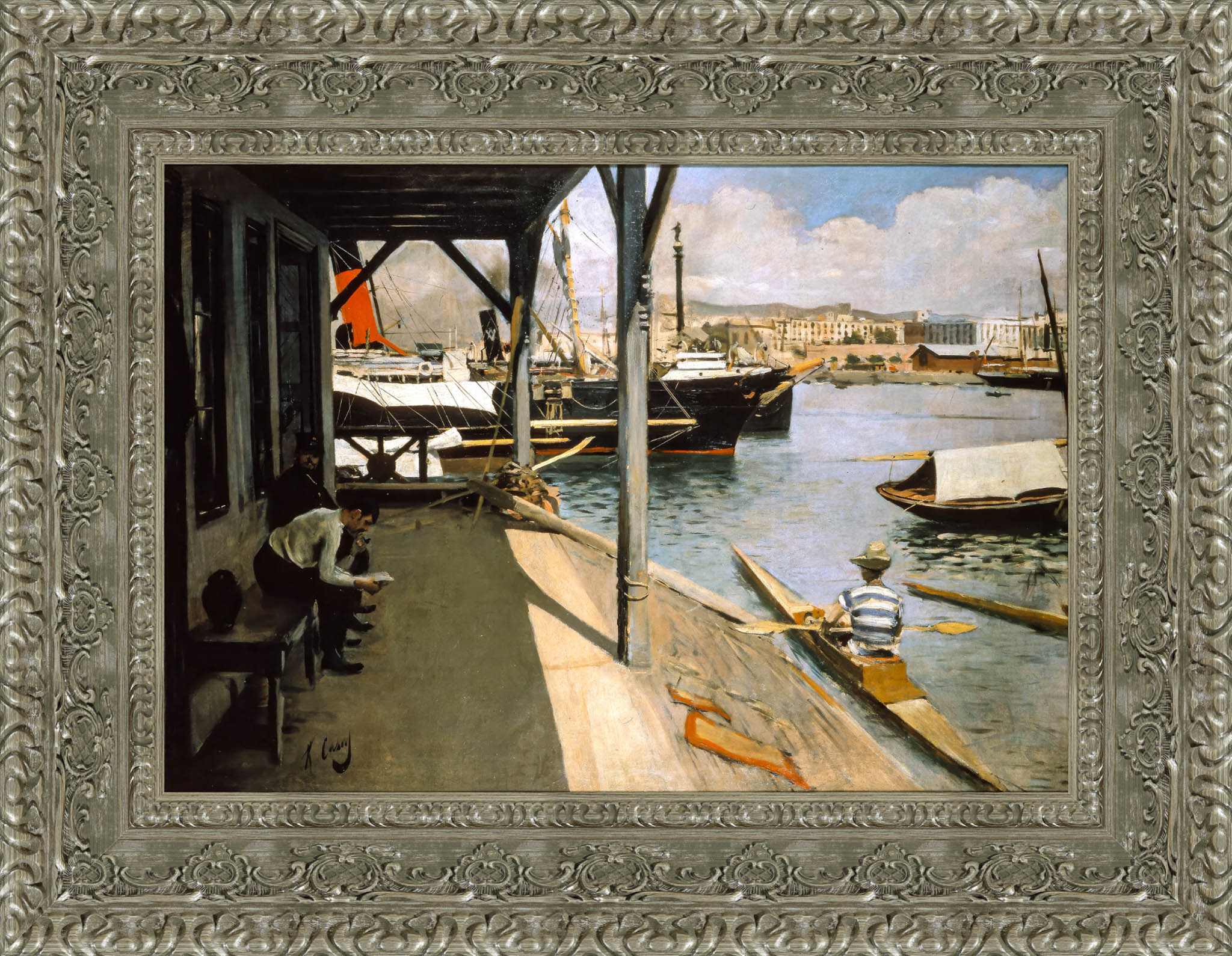 Barcelona Yacht Club – Ramon Casas, 1890 - Canvas Classics