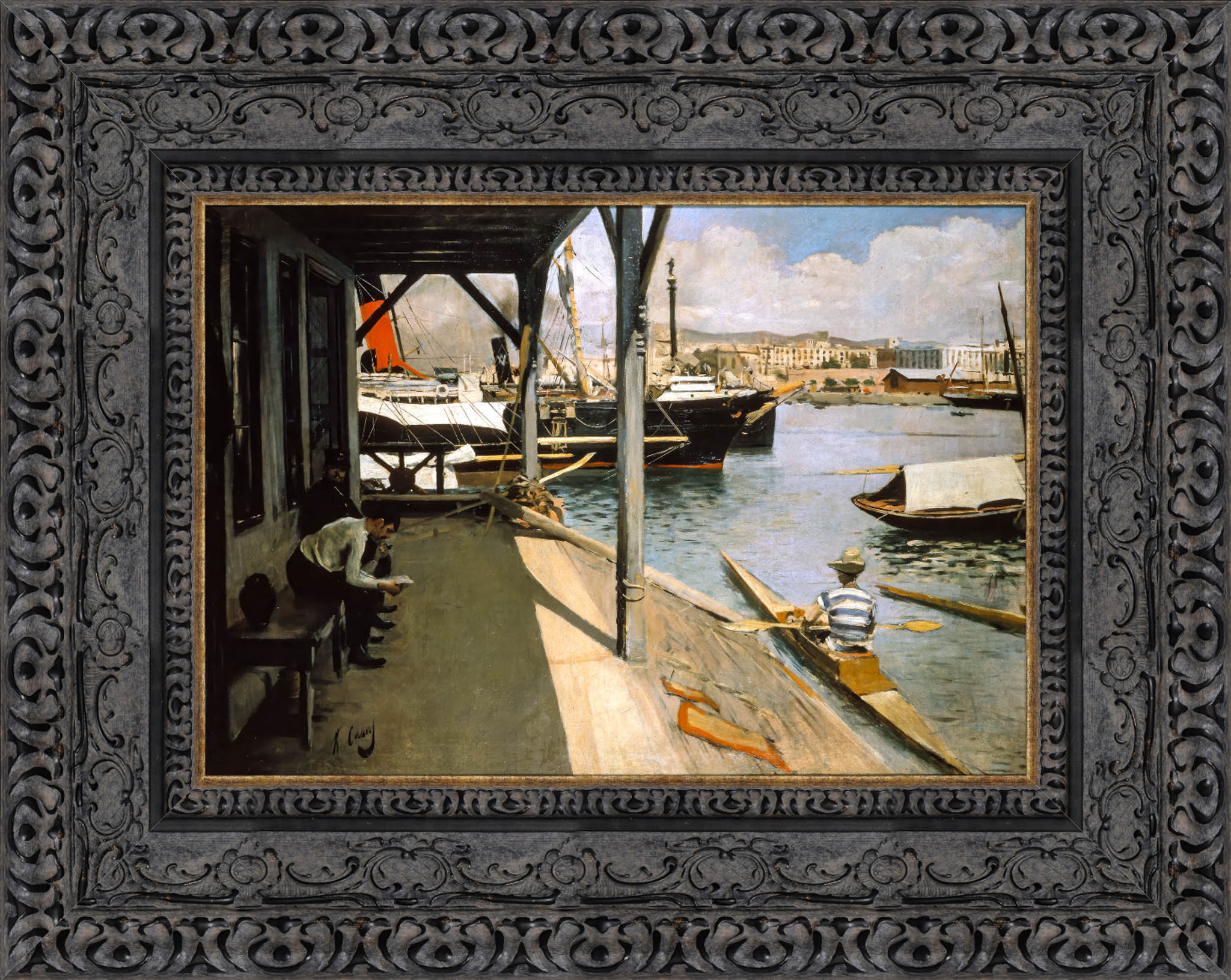 Barcelona Yacht Club – Ramon Casas, 1890 - Canvas Classics