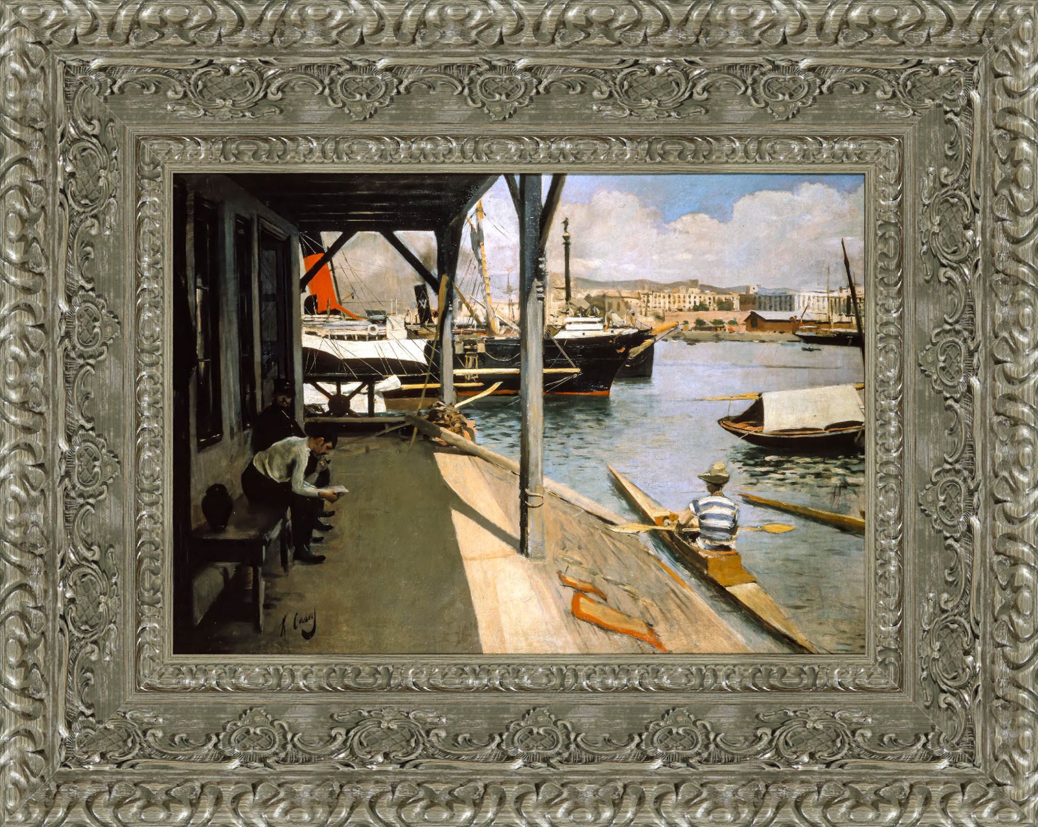 Barcelona Yacht Club – Ramon Casas, 1890 - Canvas Classics