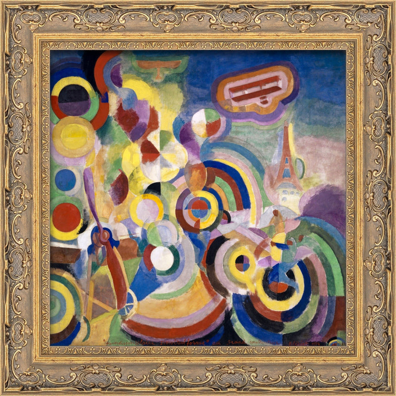 Hommage à Blériot – Robert Delaunay, 1914