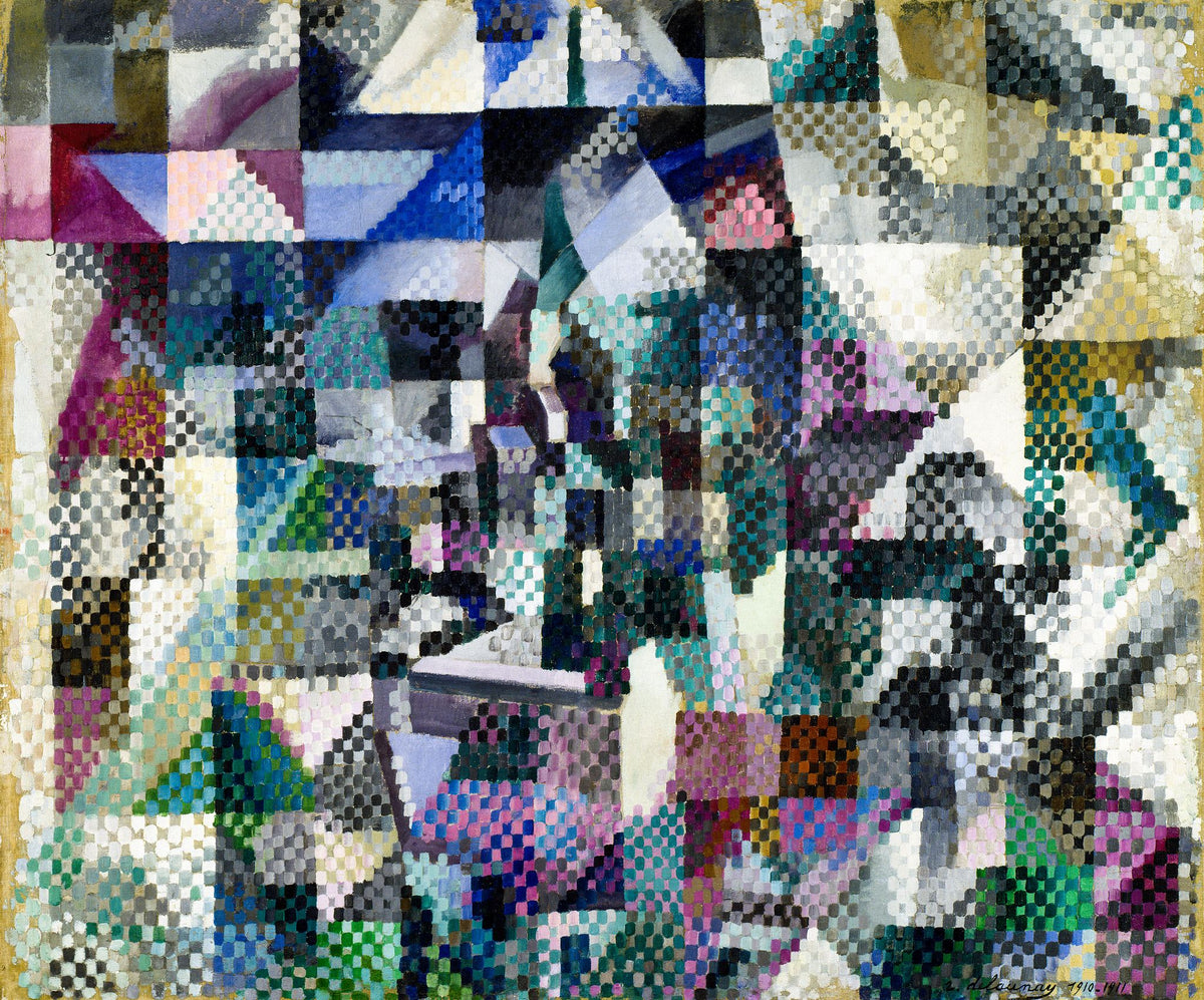 Window on the City No. 3 – Robert Delaunay, 1912, framed