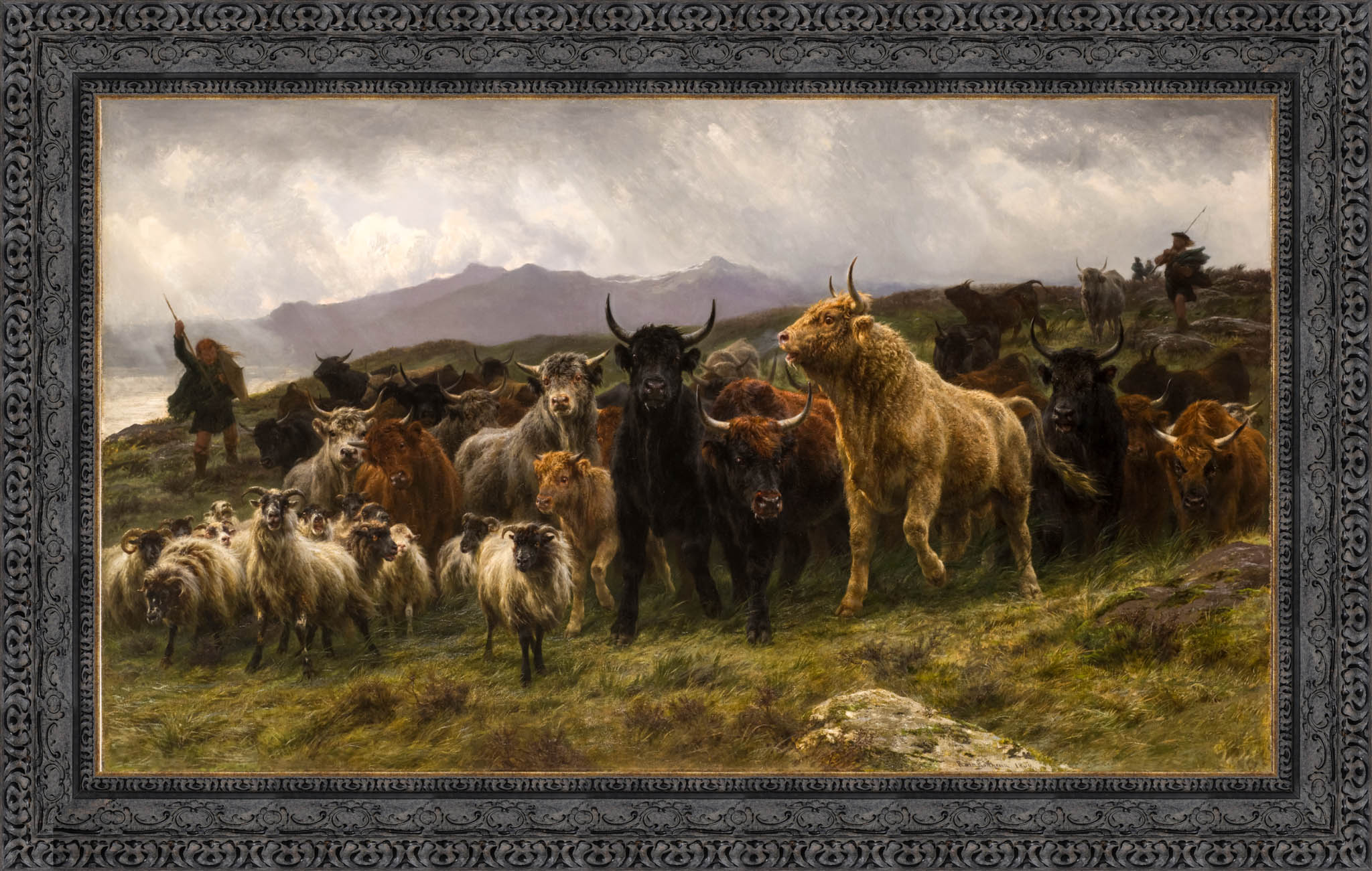 Highland Raid – Rosa Bonheur, 1860 - Canvas Classics