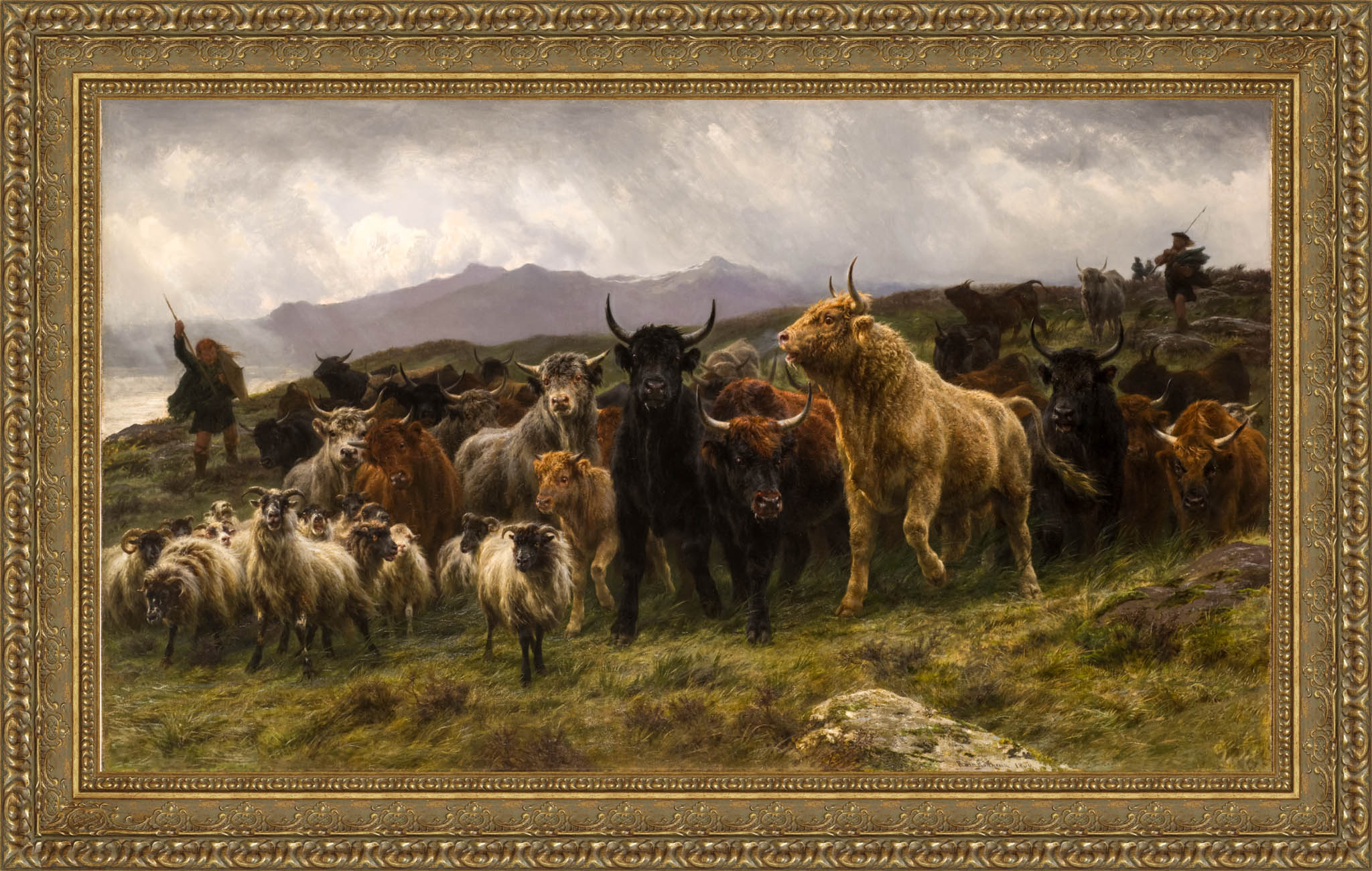 Highland Raid – Rosa Bonheur, 1860 - Canvas Classics
