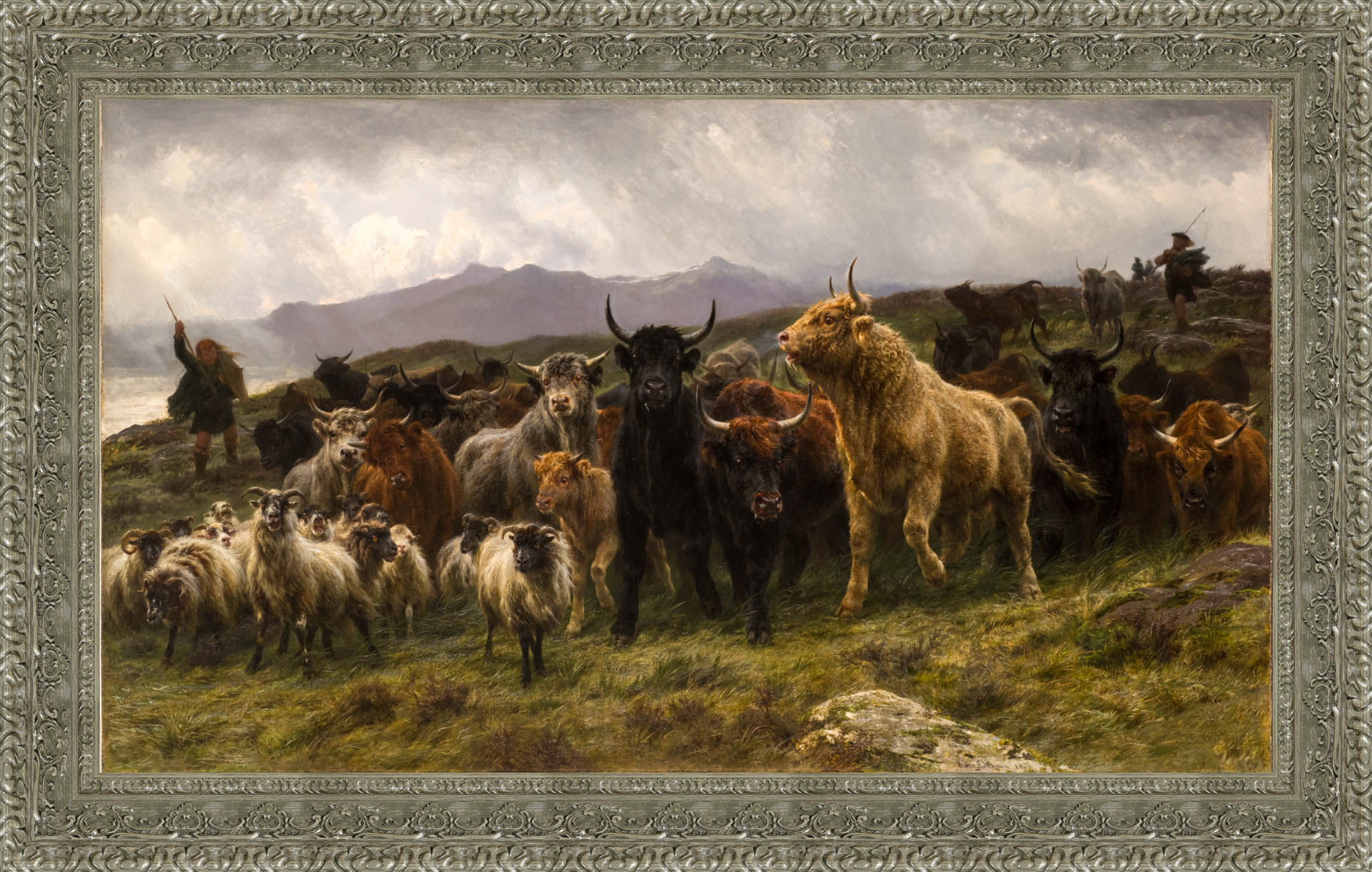 Highland Raid – Rosa Bonheur, 1860 - Canvas Classics