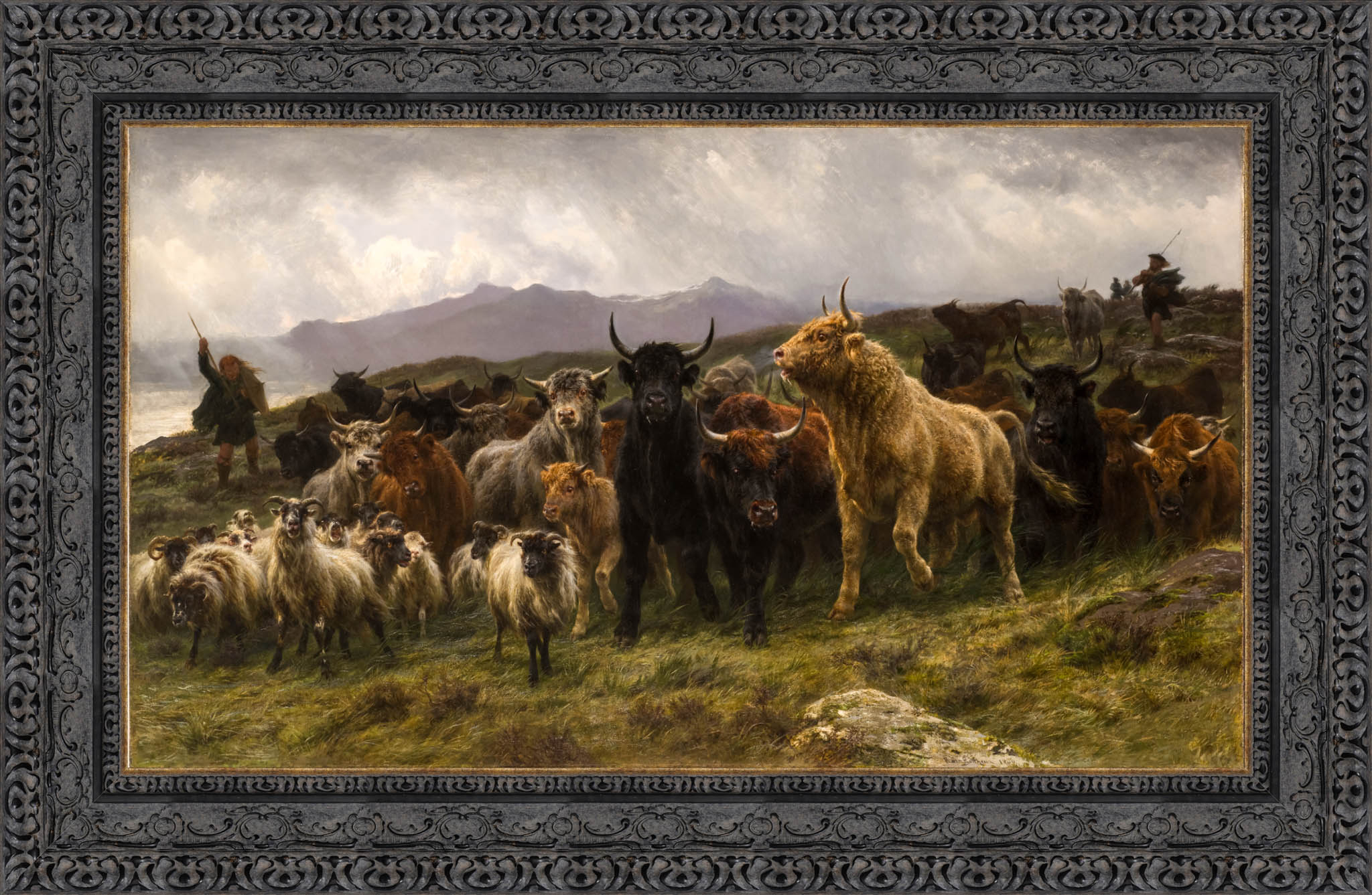 Highland Raid – Rosa Bonheur, 1860 - Canvas Classics