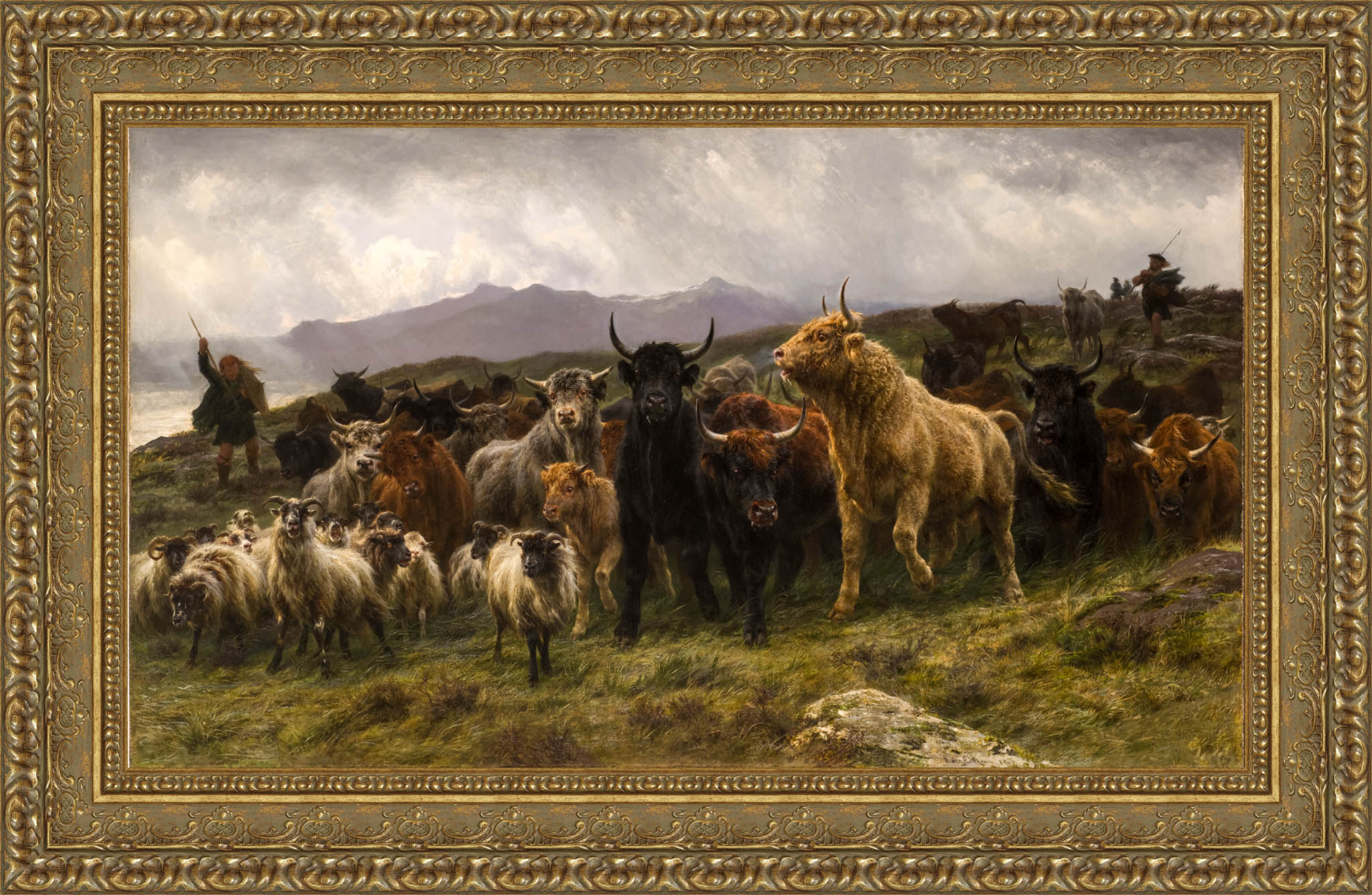 Highland Raid – Rosa Bonheur, 1860 - Canvas Classics