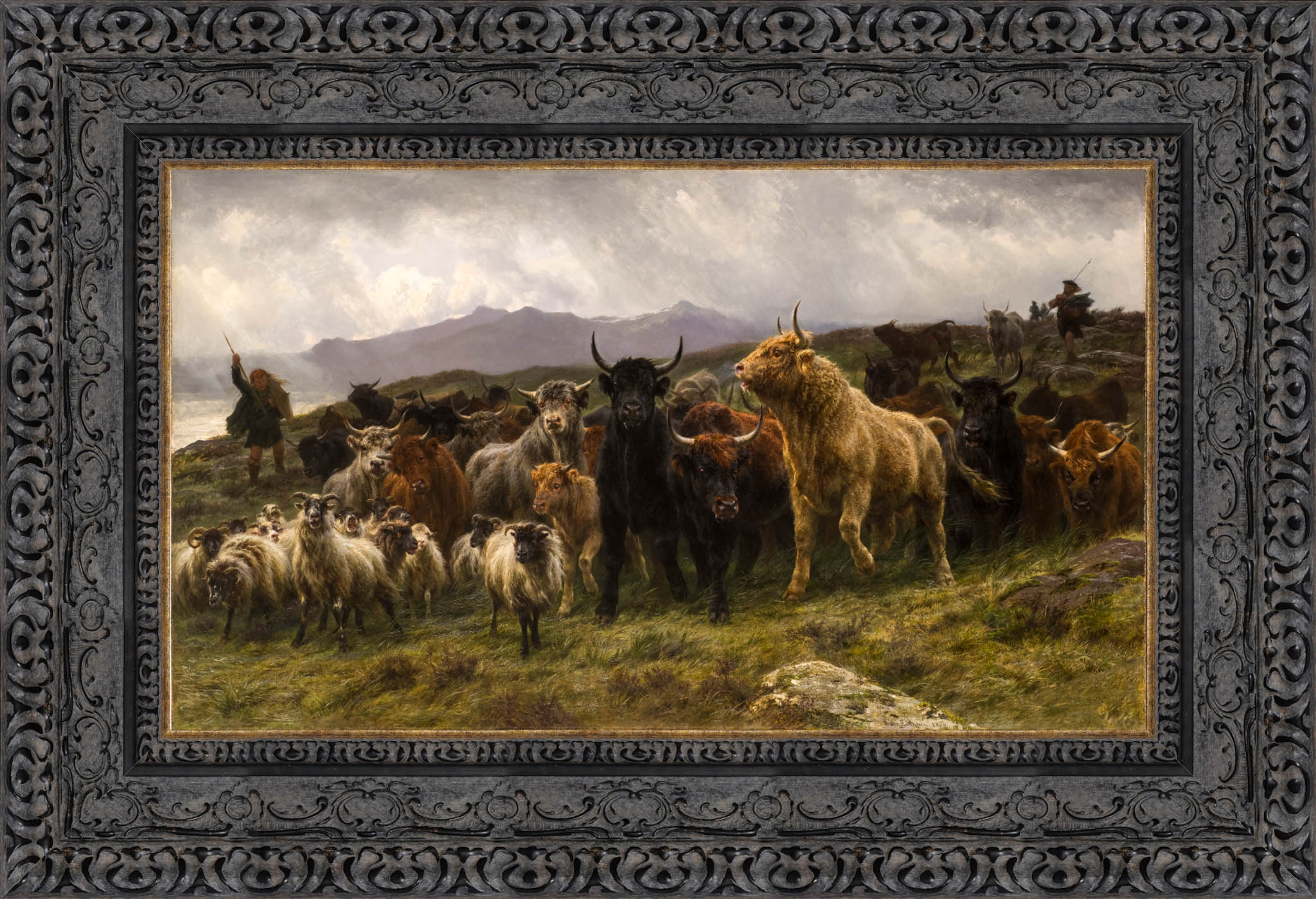 Highland Raid – Rosa Bonheur, 1860 - Canvas Classics