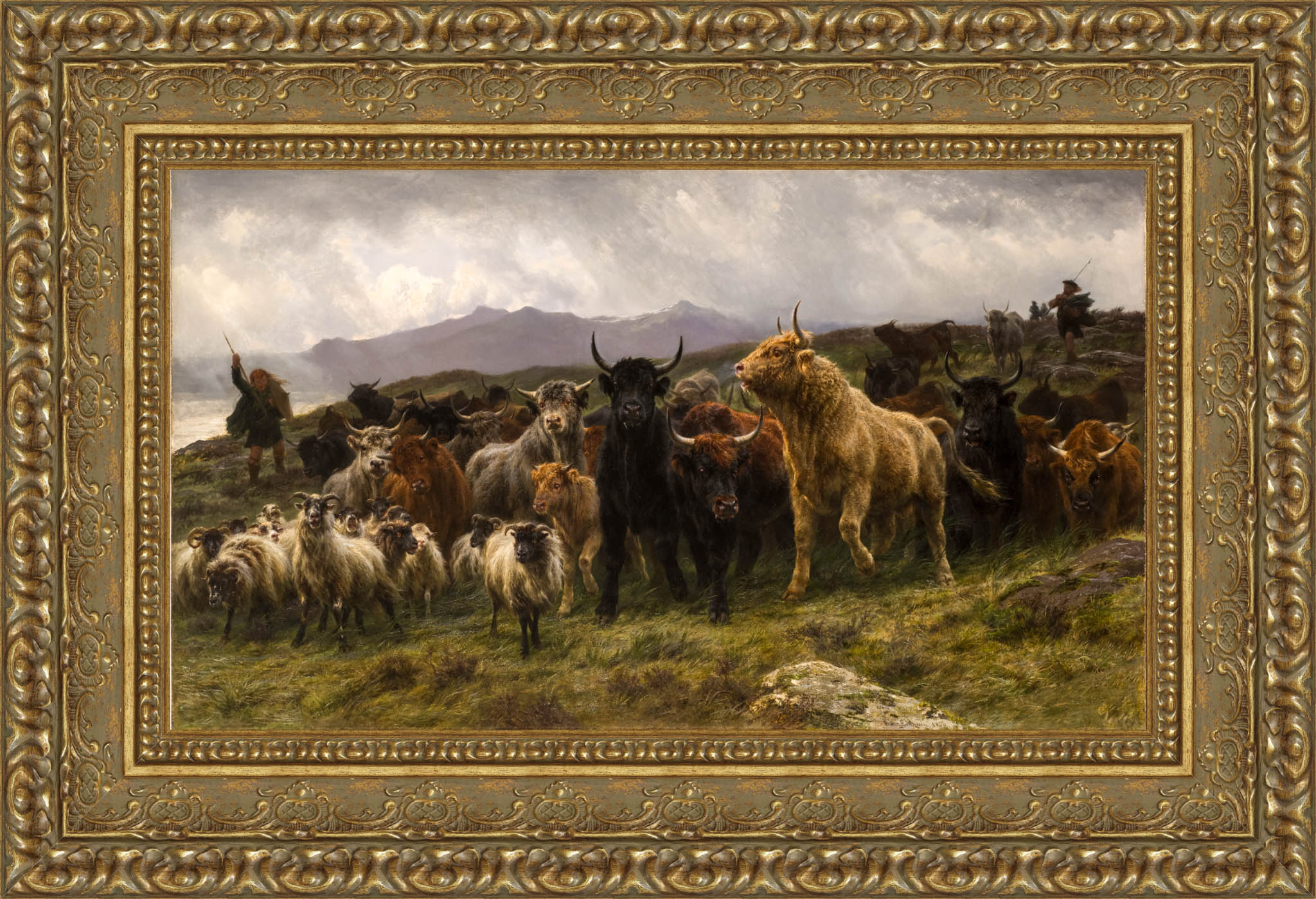 Highland Raid – Rosa Bonheur, 1860 - Canvas Classics