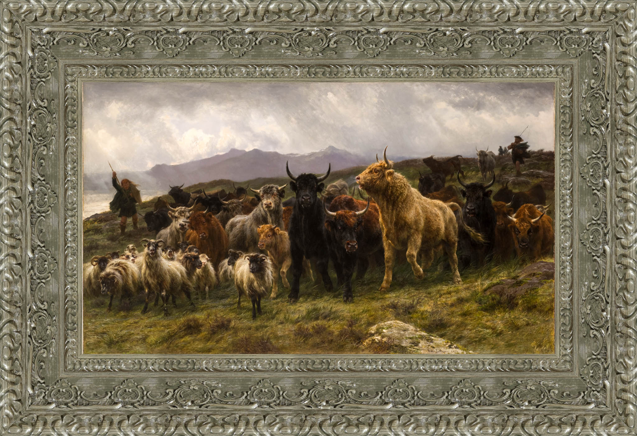 Highland Raid – Rosa Bonheur, 1860 - Canvas Classics