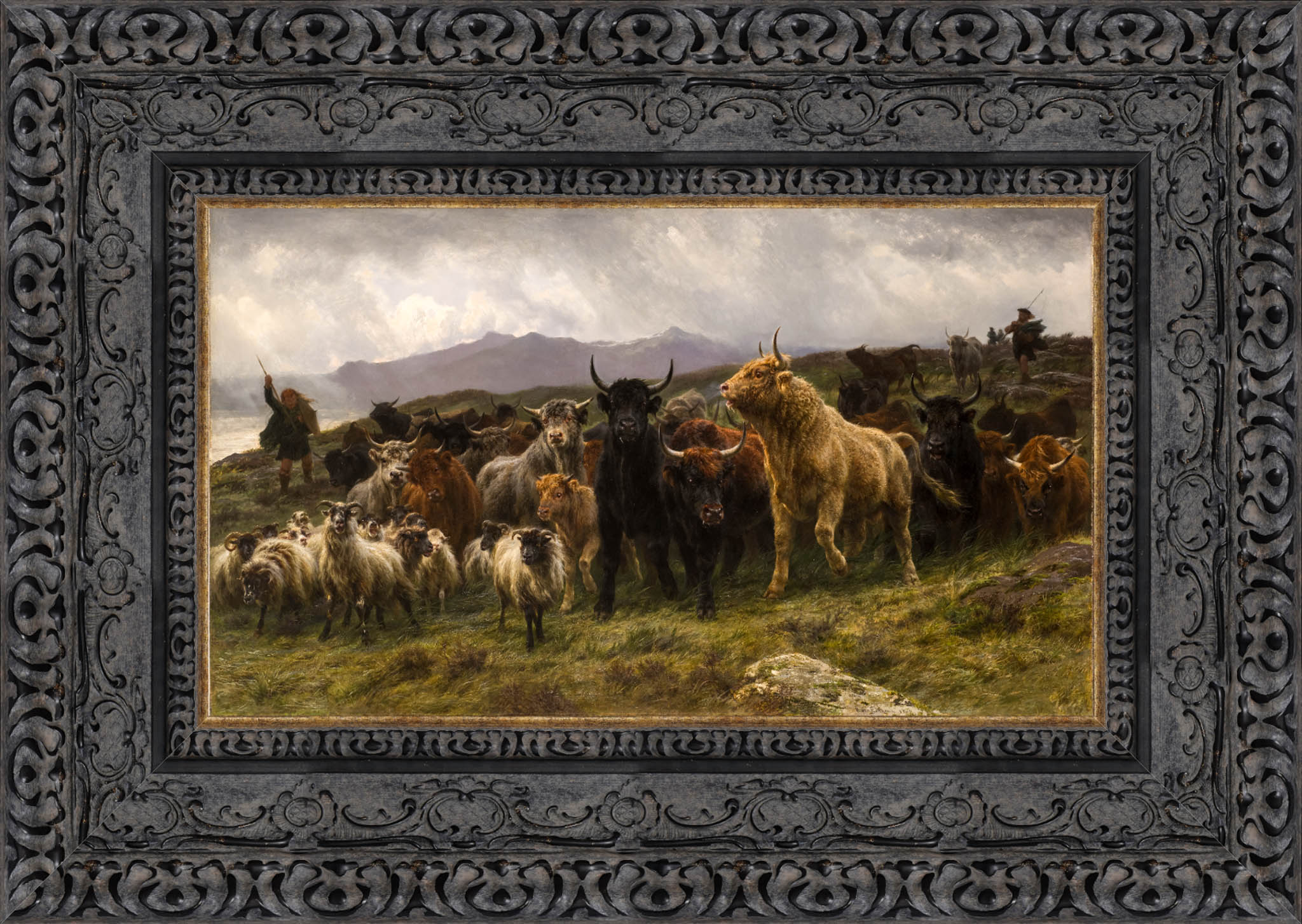 Highland Raid – Rosa Bonheur, 1860 - Canvas Classics