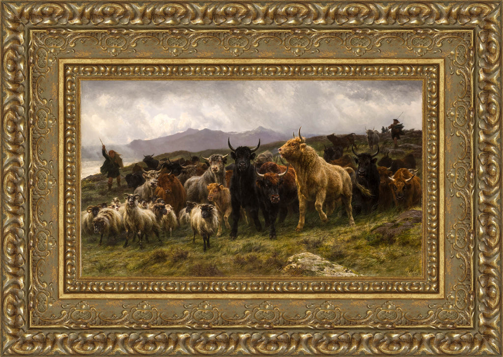 Highland Raid – Rosa Bonheur, 1860 - Canvas Classics