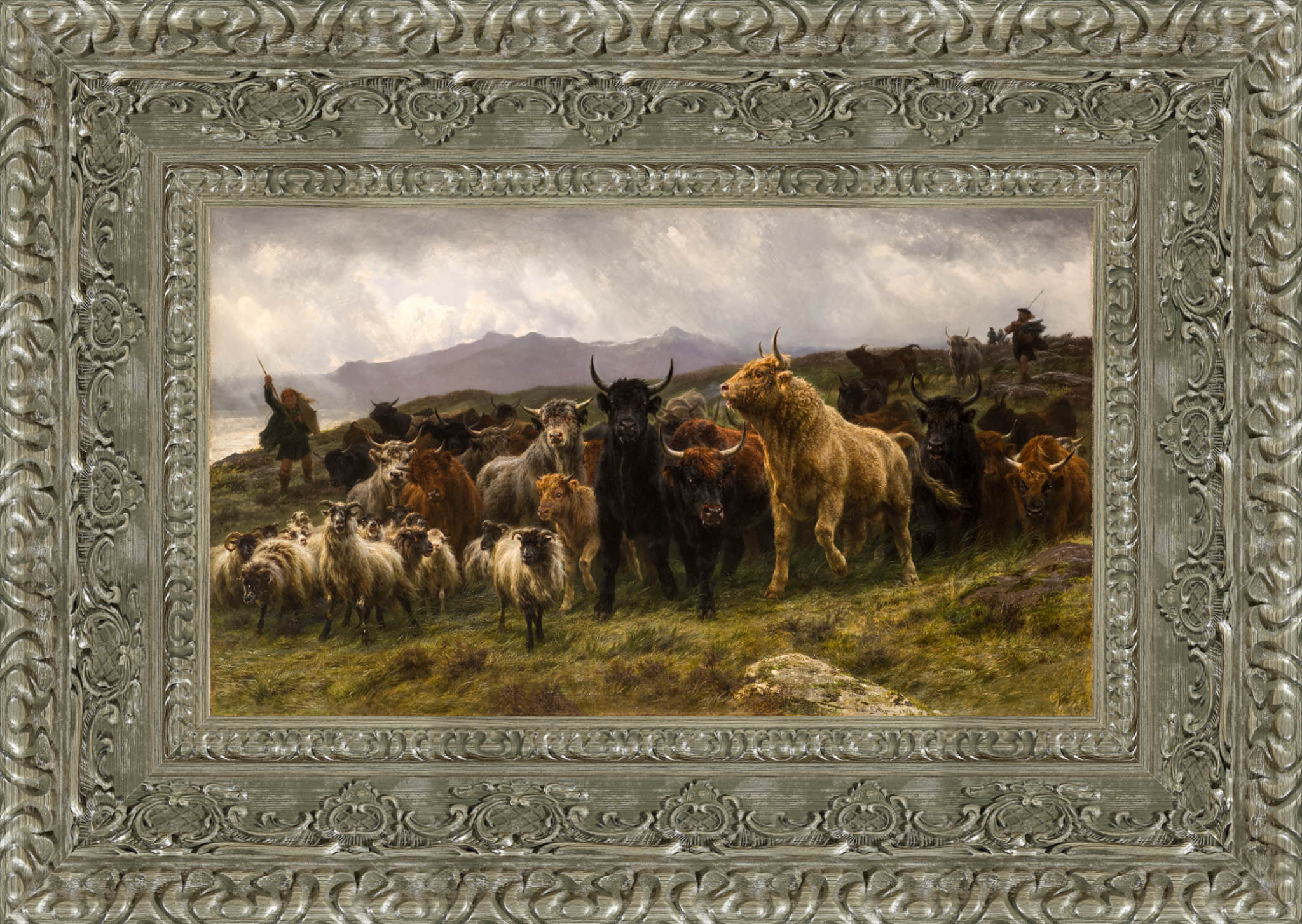 Highland Raid – Rosa Bonheur, 1860 - Canvas Classics