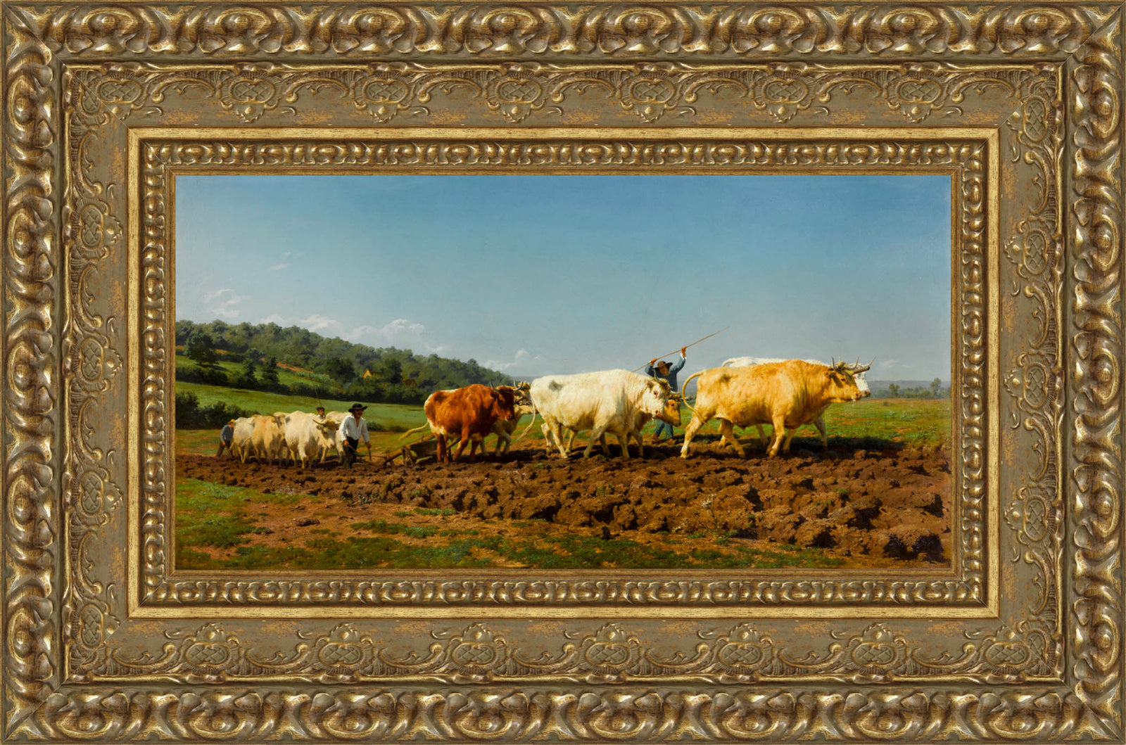 Ploughing In Nevers – Rosa Bonheur, 1849