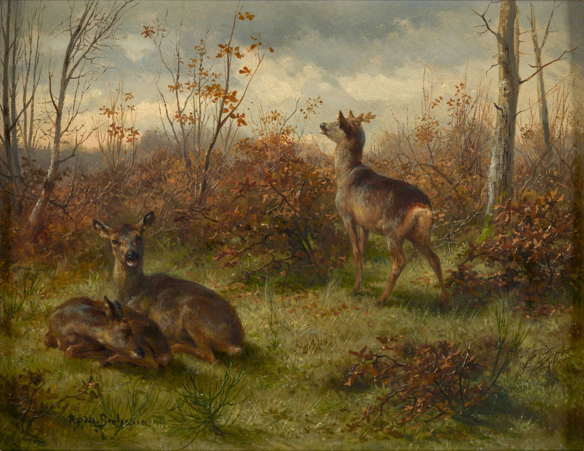 Roe Deer – Rosa Bonheur, 1865, framed