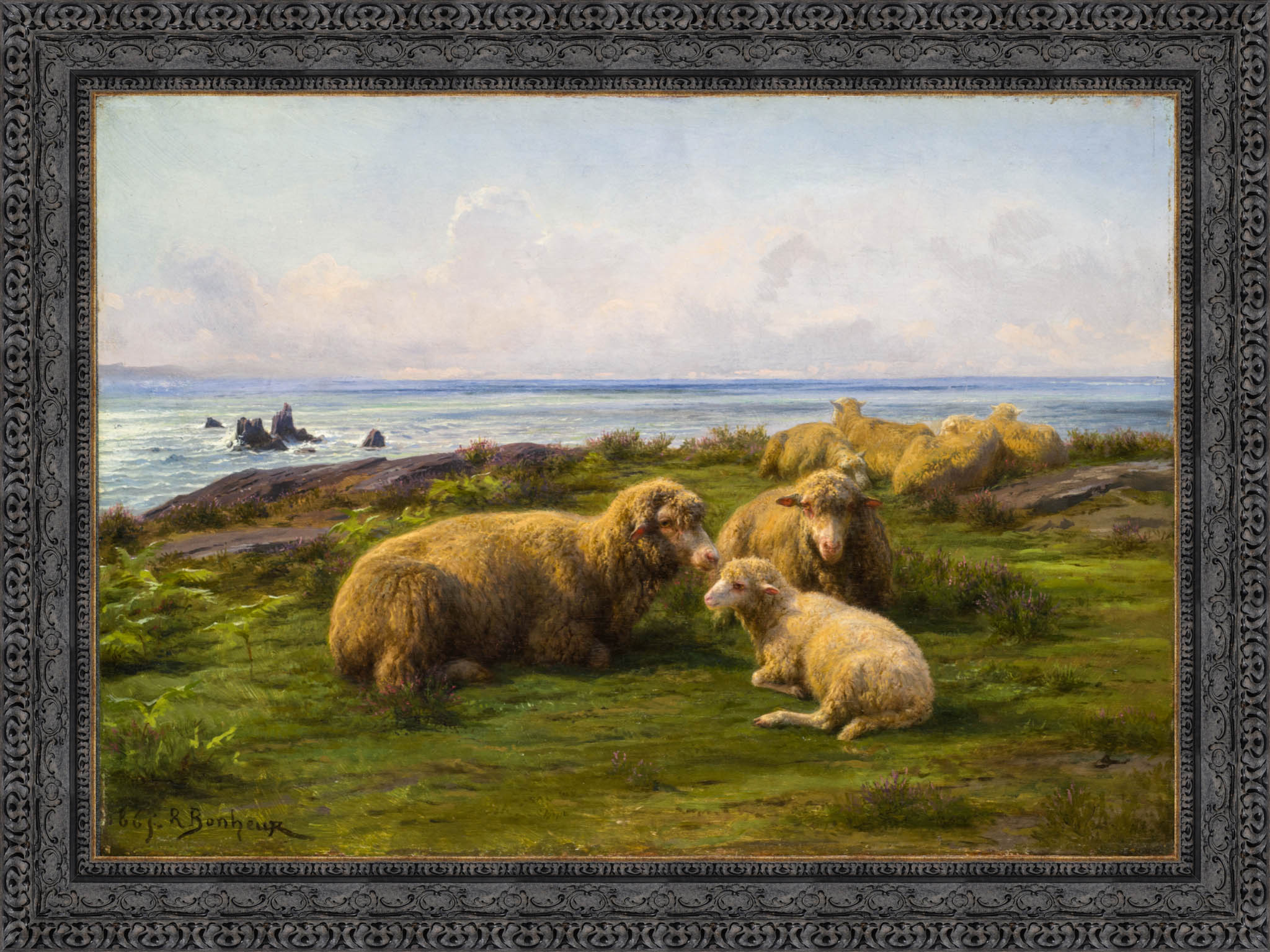 Sheep By The Sea – Rosa Bonheur, 1865 - Canvas Classics