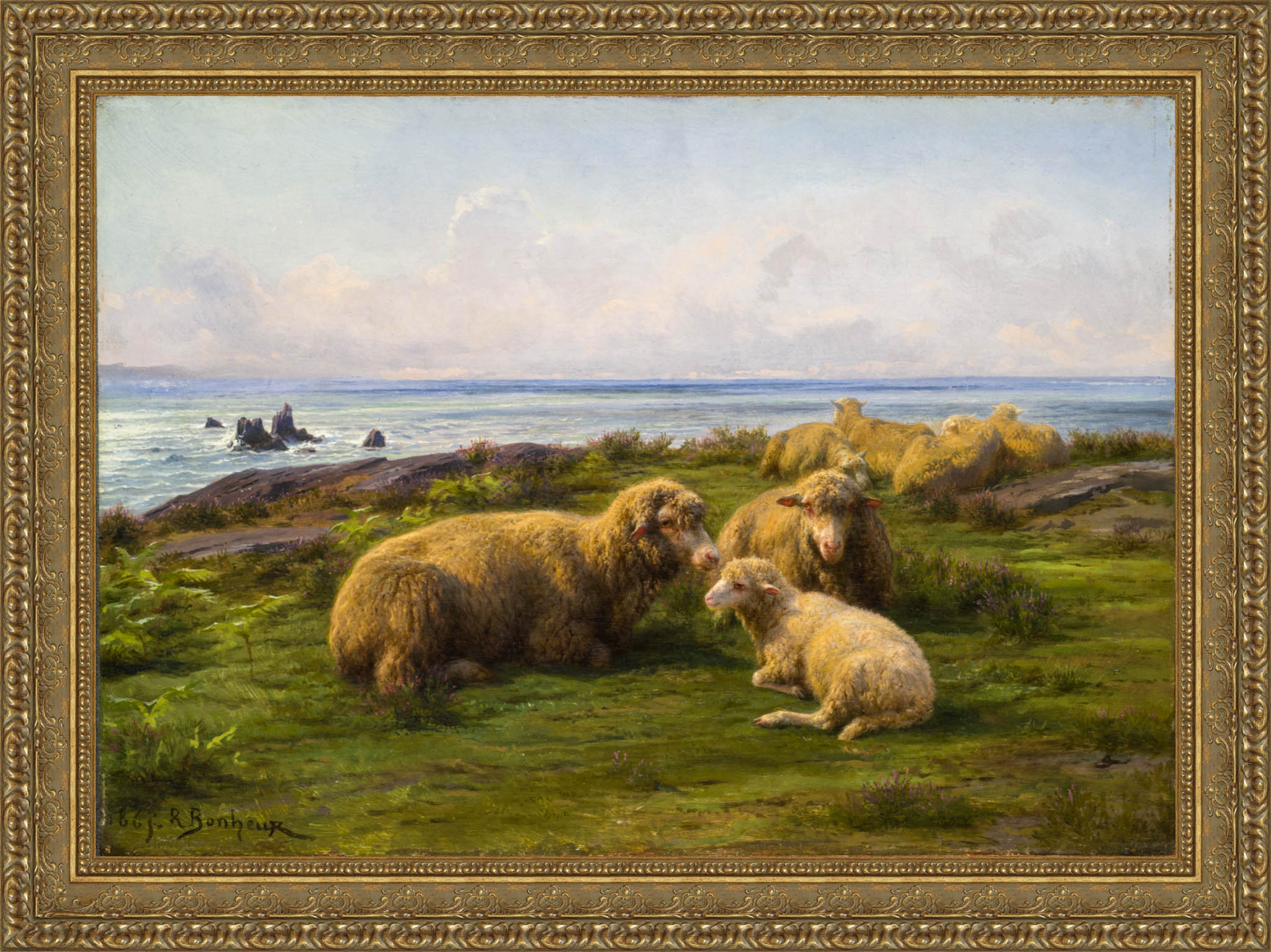 Sheep By The Sea – Rosa Bonheur, 1865 - Canvas Classics