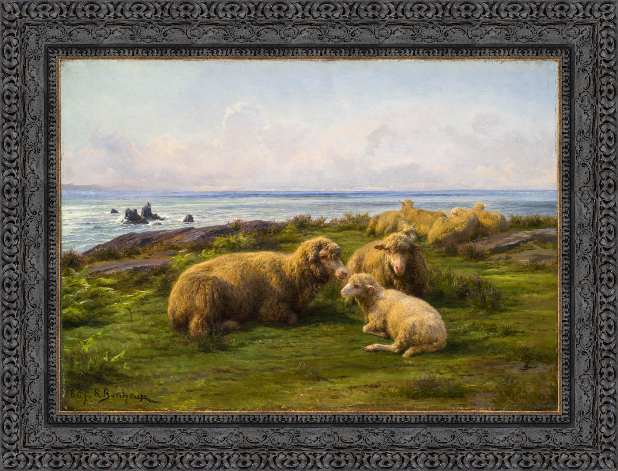 Sheep By The Sea – Rosa Bonheur, 1865 - Canvas Classics