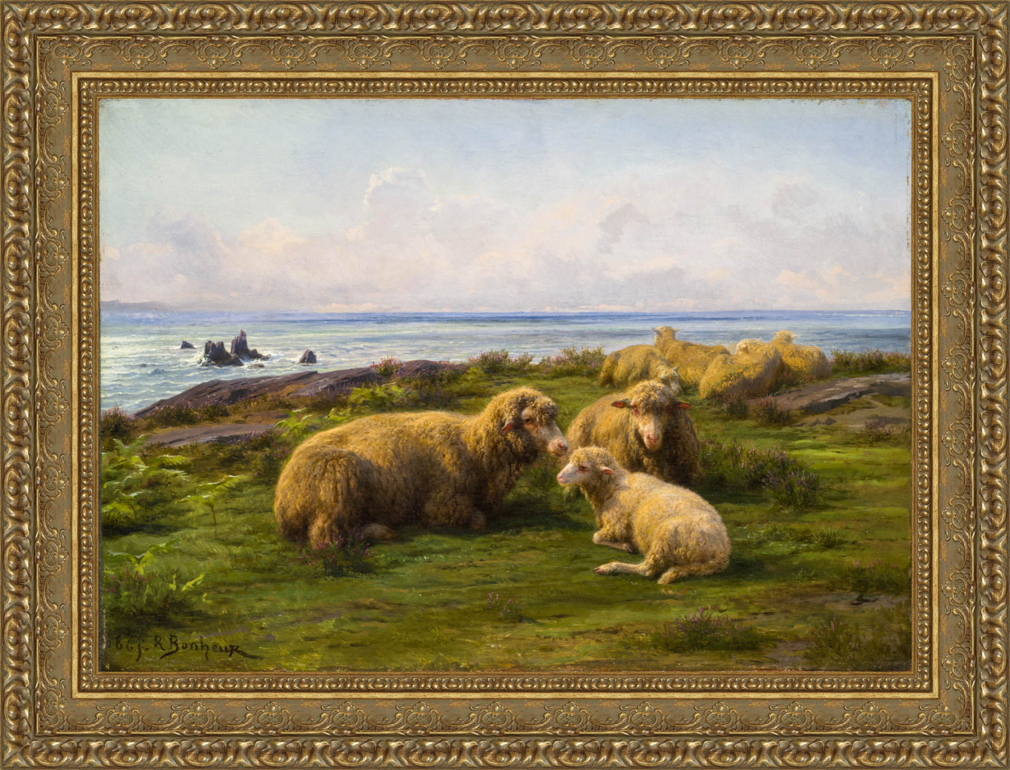 Sheep By The Sea – Rosa Bonheur, 1865 - Canvas Classics