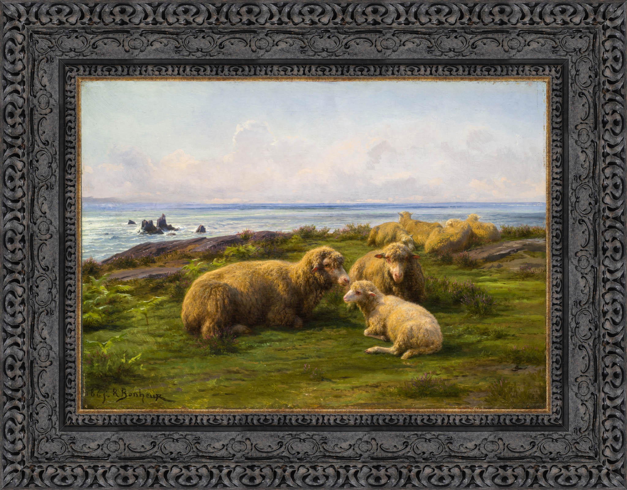 Sheep By The Sea – Rosa Bonheur, 1865 - Canvas Classics