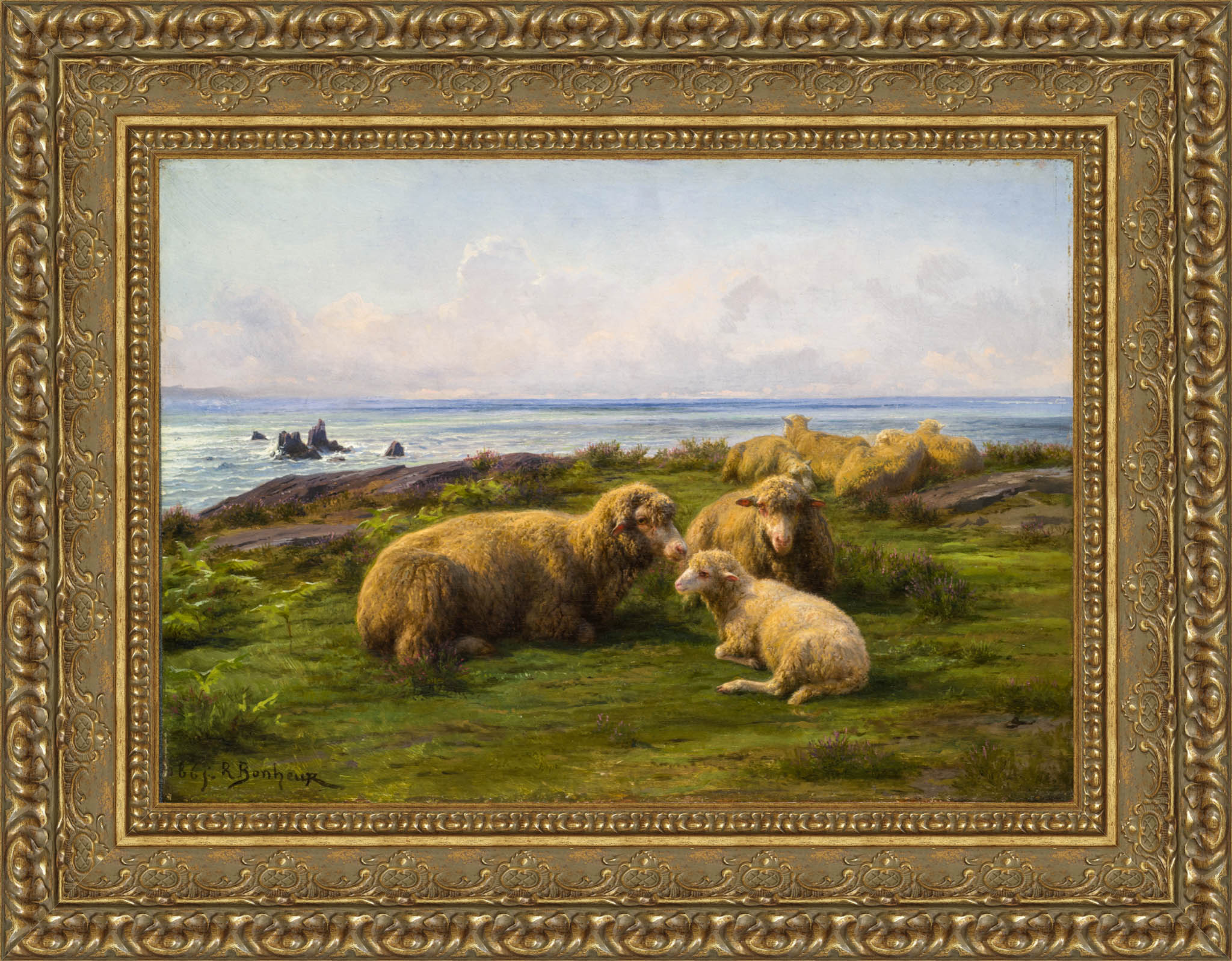 Sheep By The Sea – Rosa Bonheur, 1865 - Canvas Classics