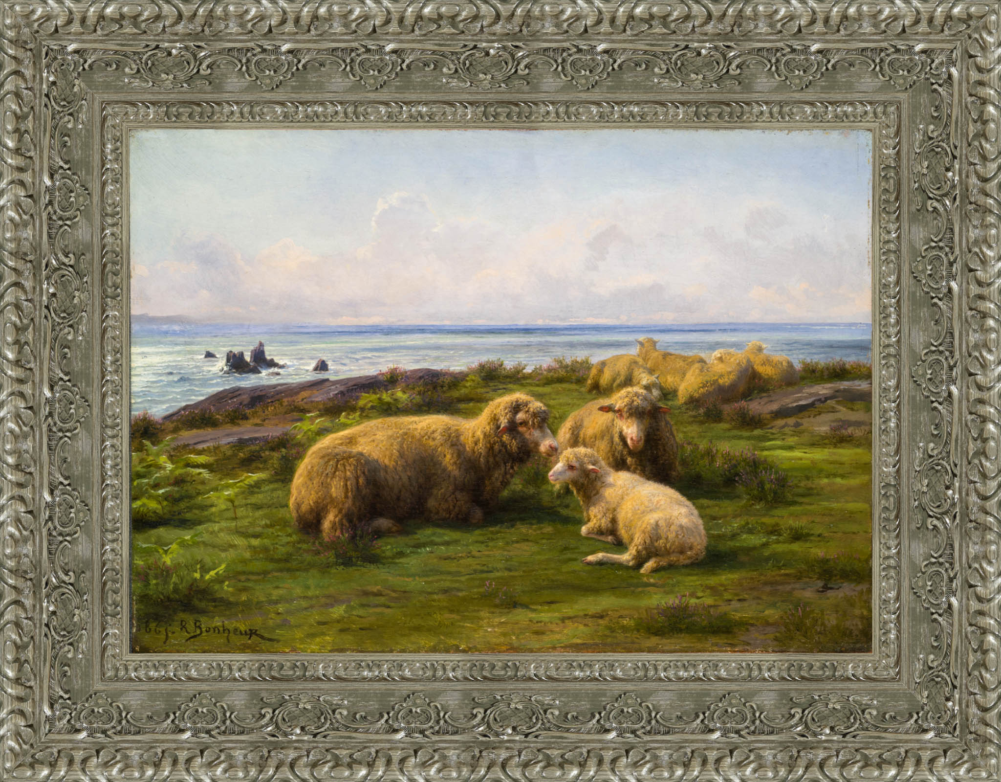 Sheep By The Sea – Rosa Bonheur, 1865 - Canvas Classics