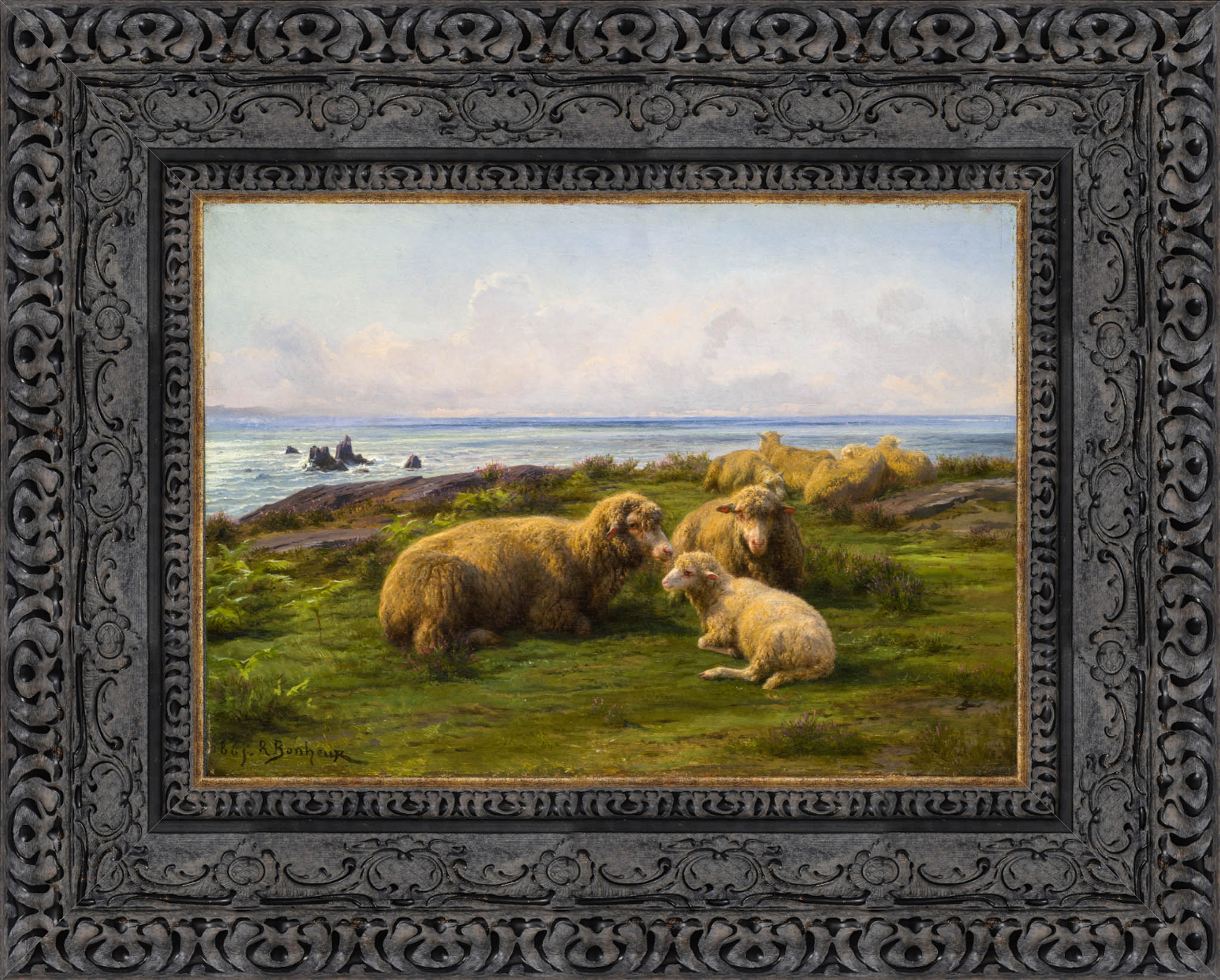 Sheep By The Sea – Rosa Bonheur, 1865 - Canvas Classics